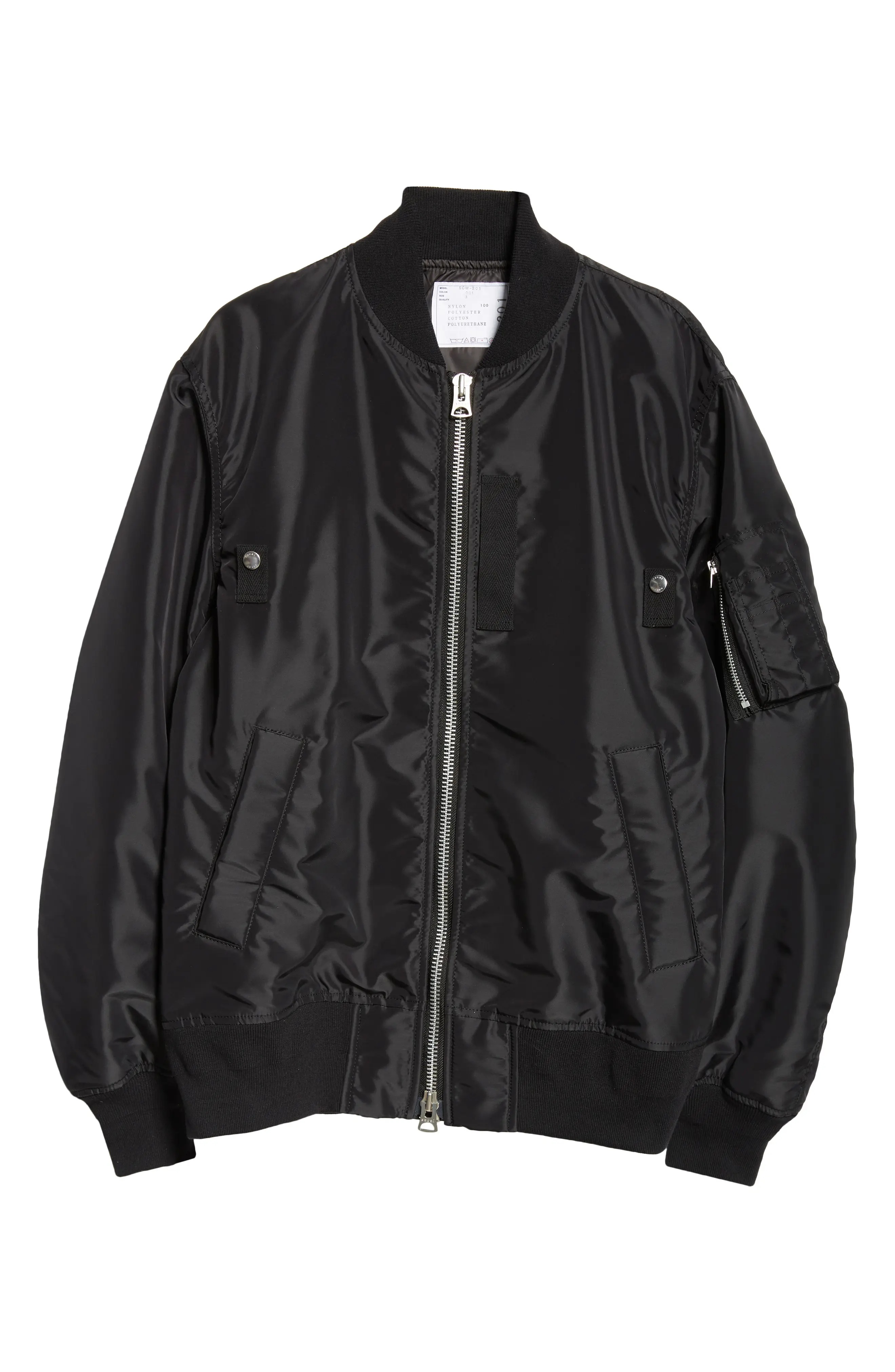 ■sacai■サカイ■Nylon Twill Bomber Jacket■ジャケット Sacai Nylon Twill Bomber Jacket in Army Green | Santa Fe Dry