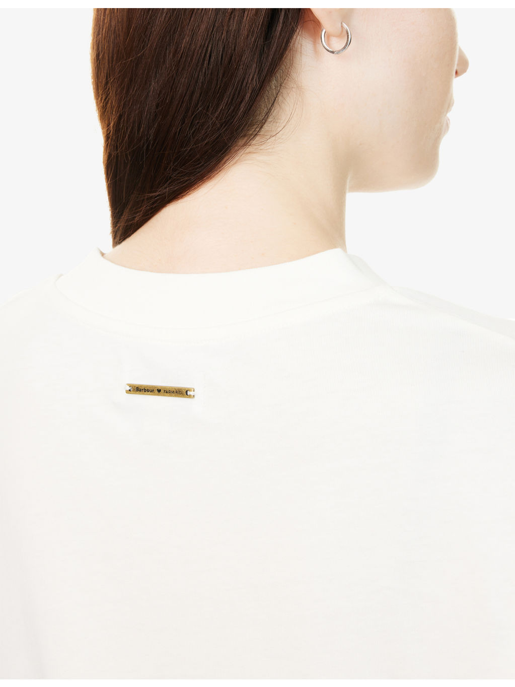 Barbour x FARM Rio Maria Clara Cotton-Jersey T-Shirt - 6