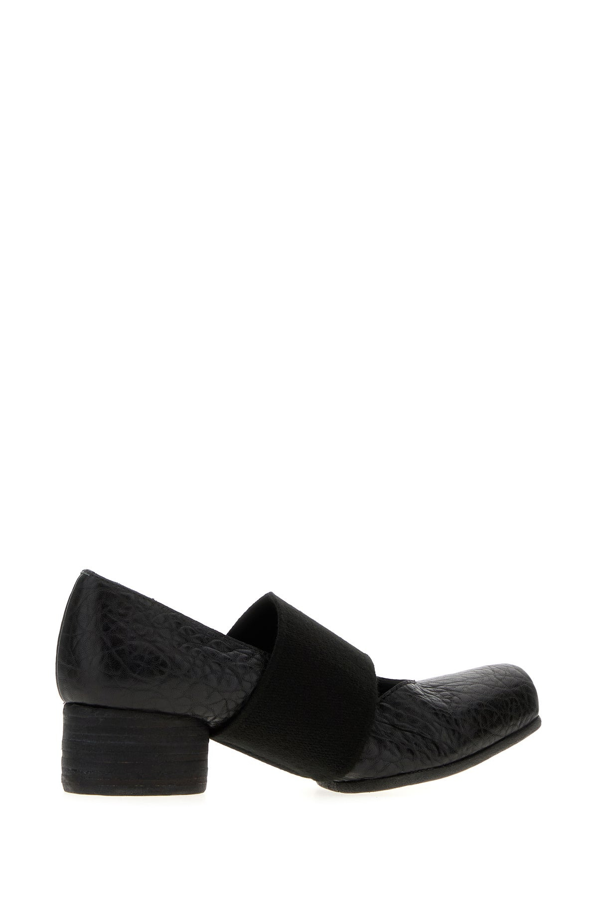 Black leather pumps - 3