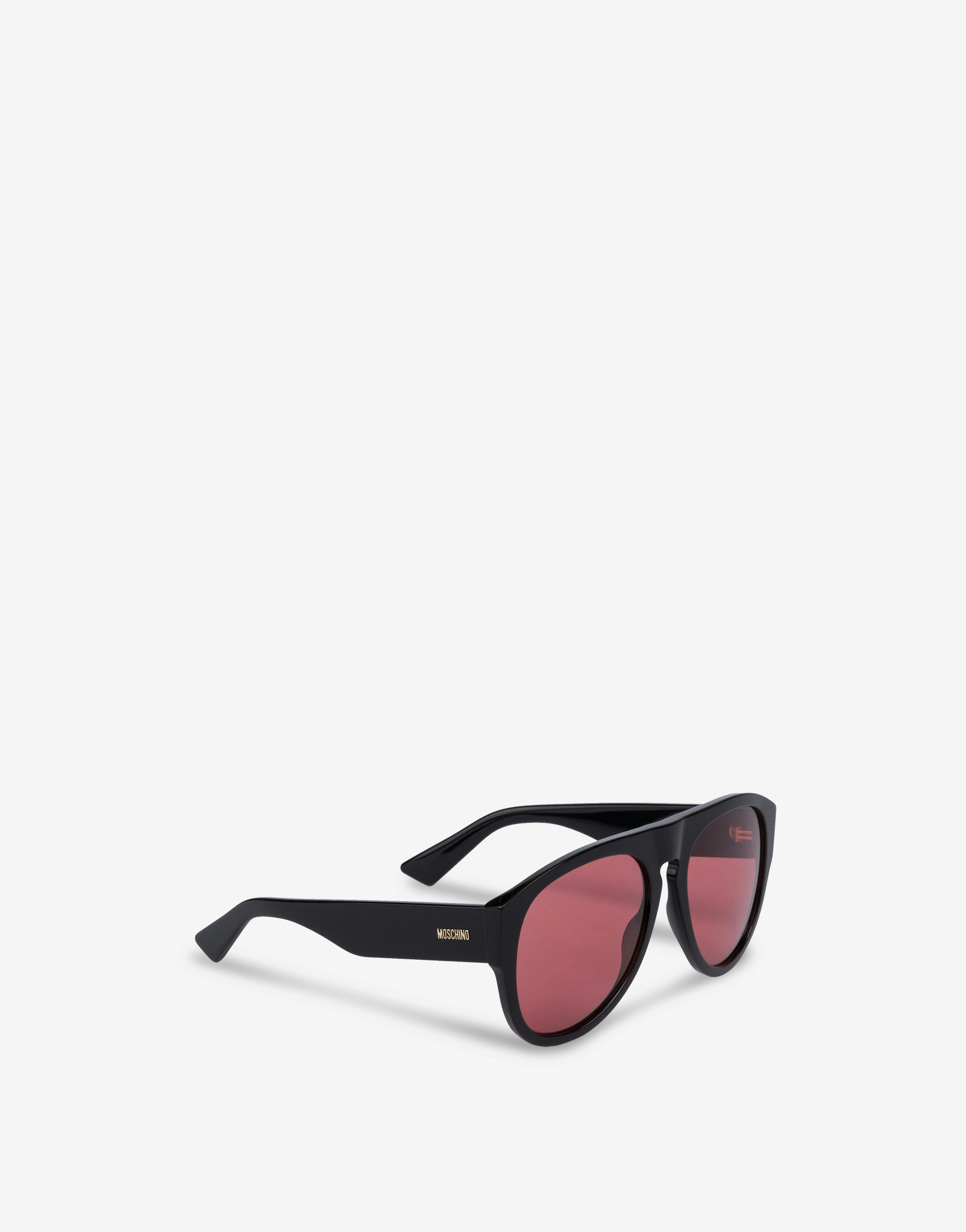 SUNGLASSES WITH RED LENSES - 2