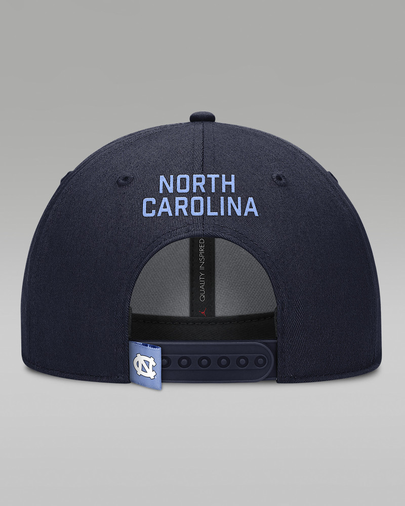 Jordan North Carolina On-Field Rise Gameday Men's Jordan Brand Dri-FIT College Trucker Adjustable Hat outlook