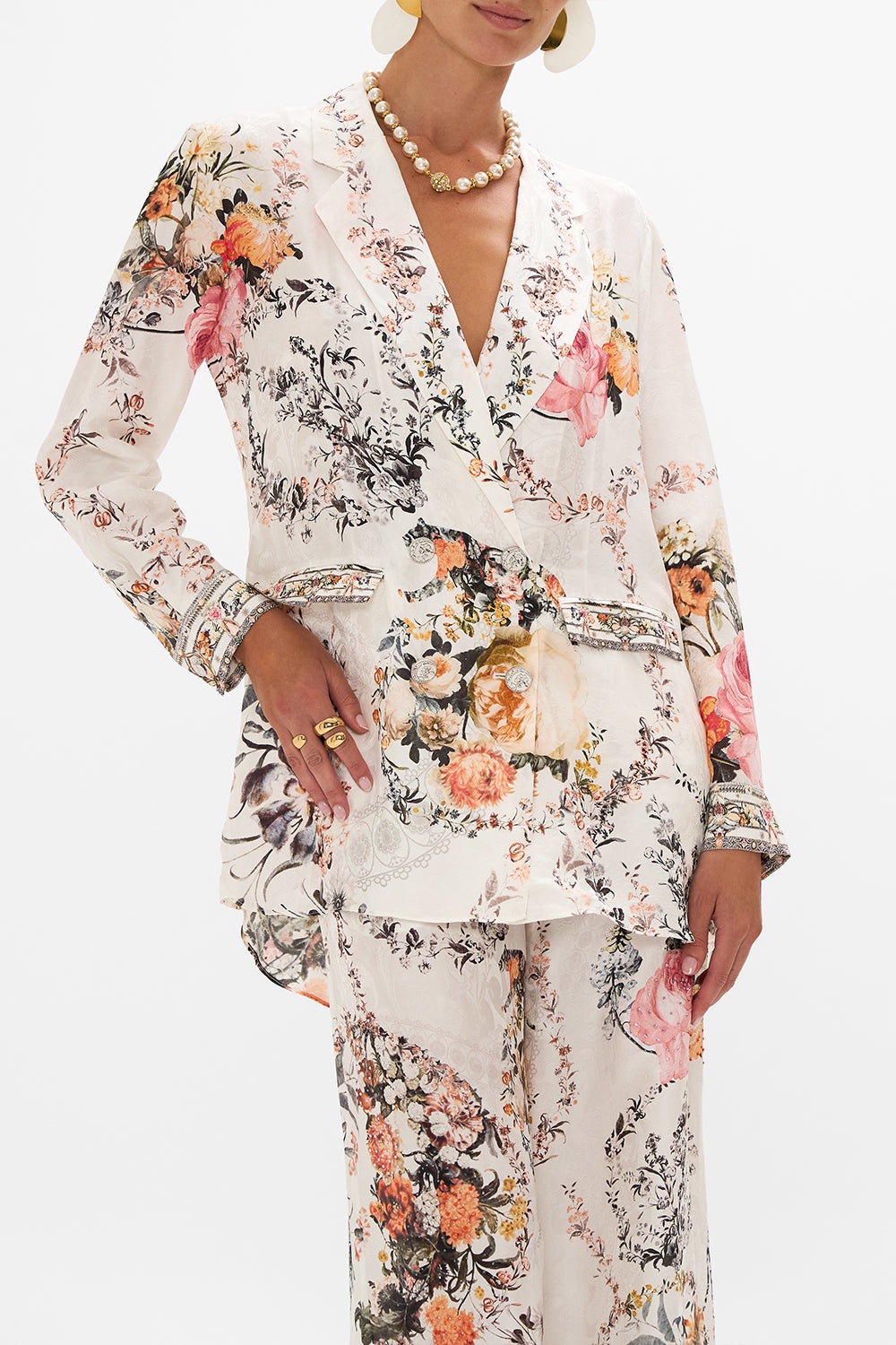 DOUBLE BREASTED SOFT JACKET - 5