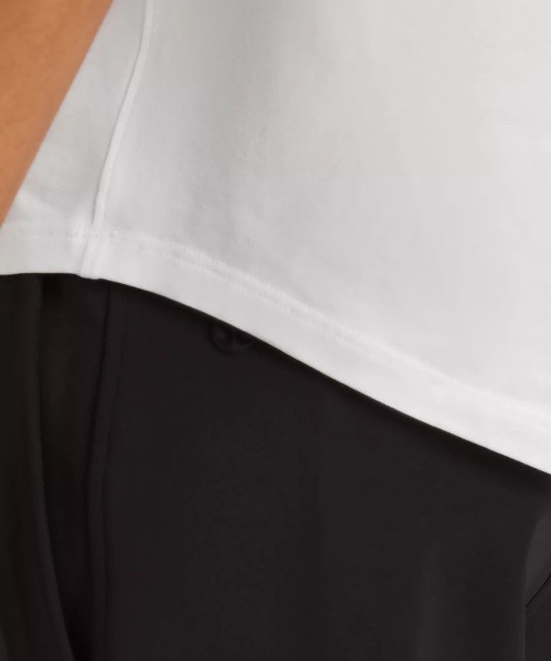 Love Curved-Hem Crewneck T-Shirt 5