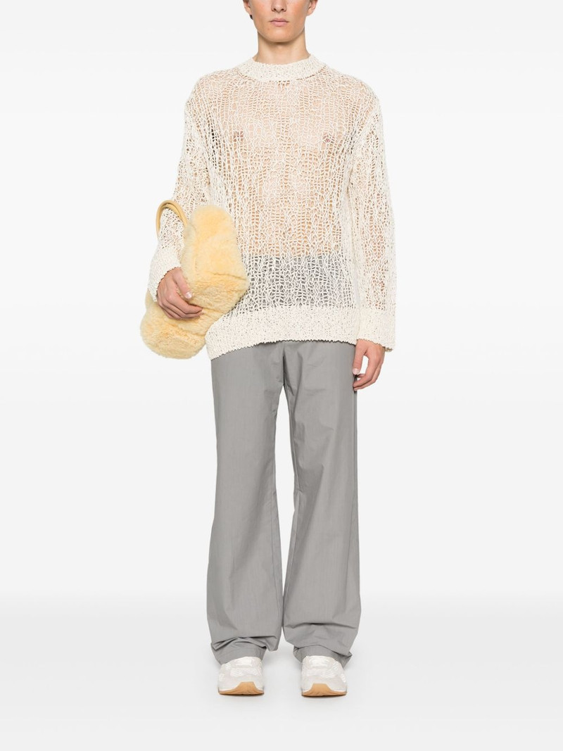 Jil Sander open-knit sweater outlook