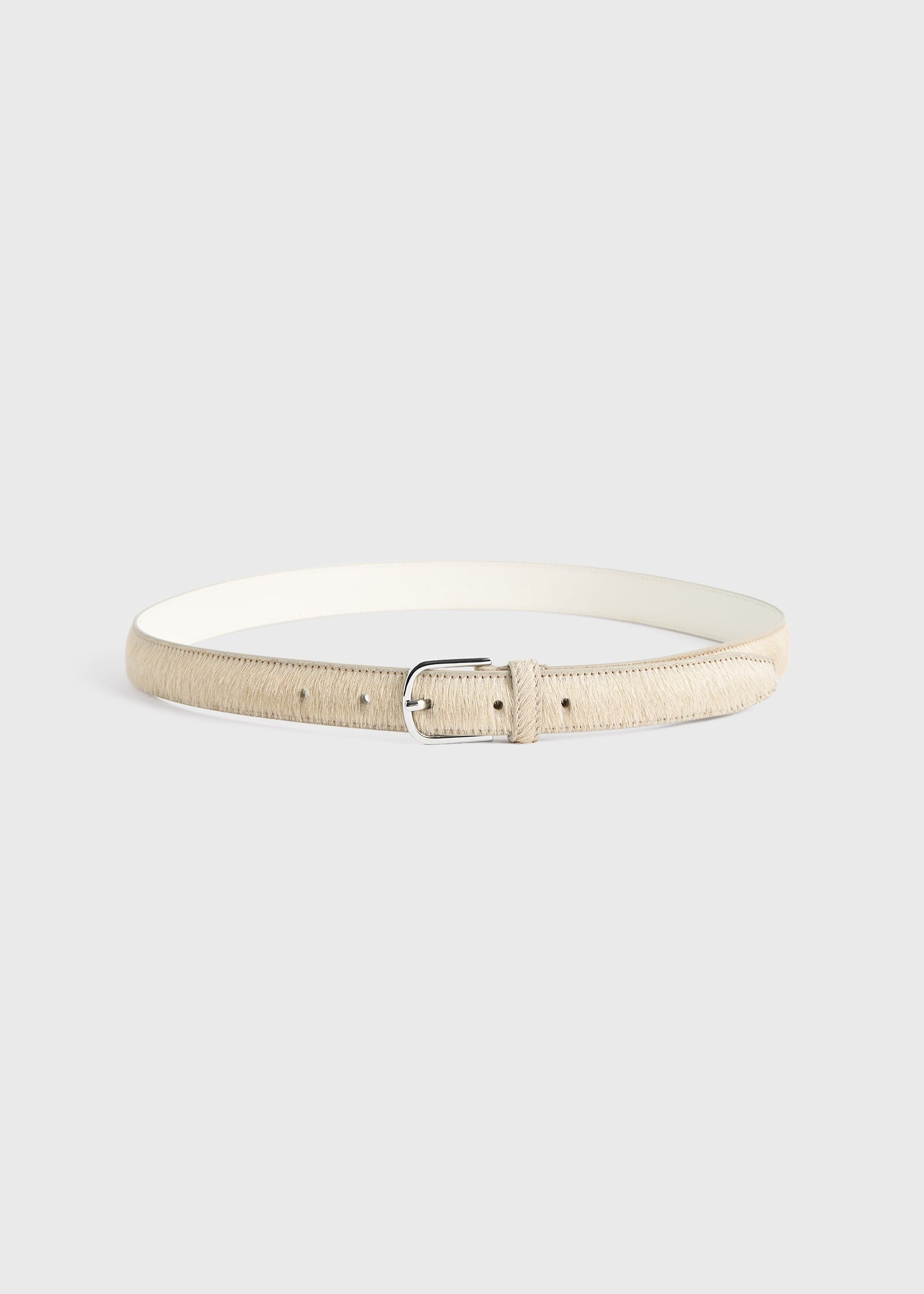 Pony hair belt sand - 4