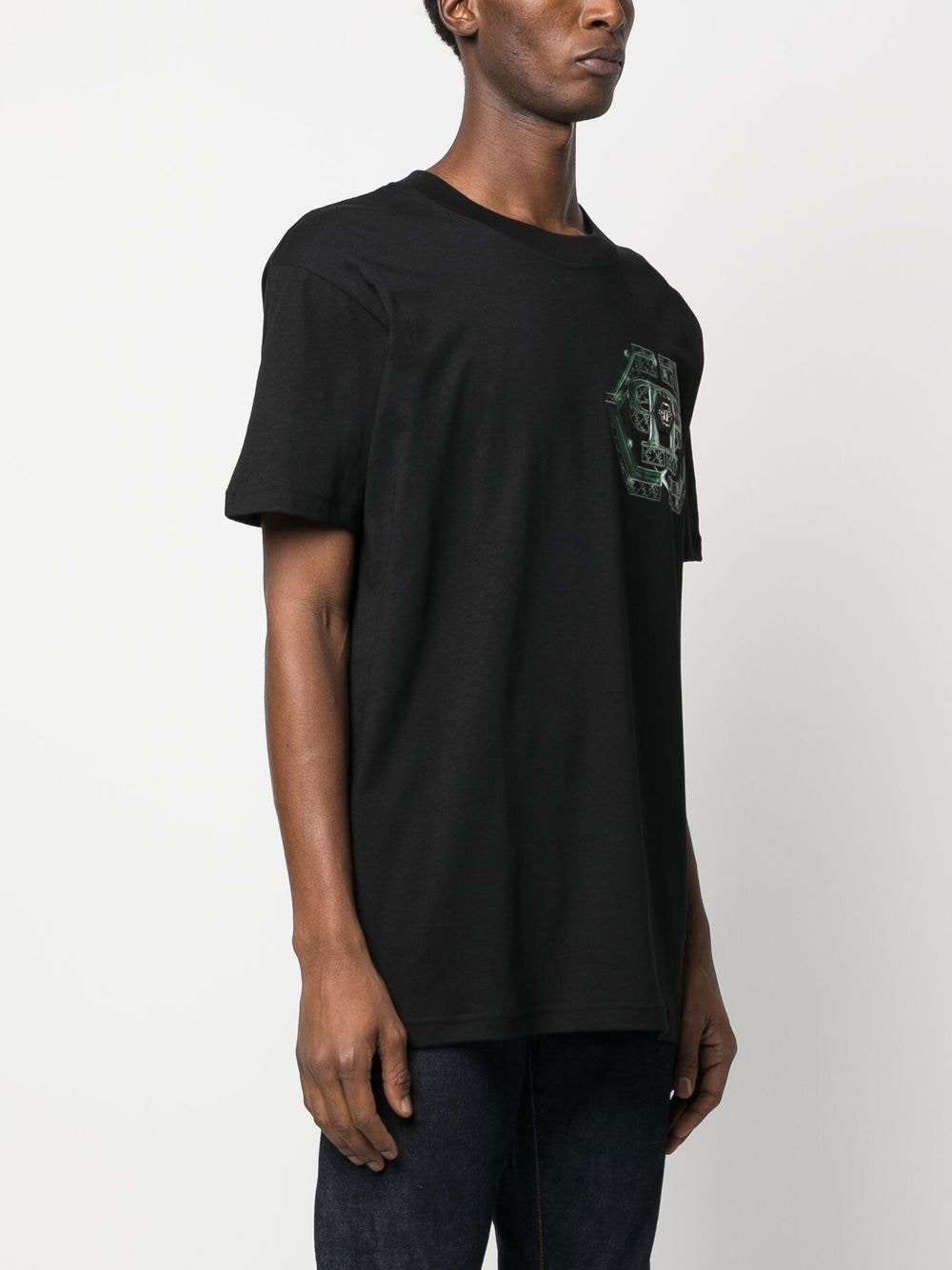 logo print T-shirt - 4