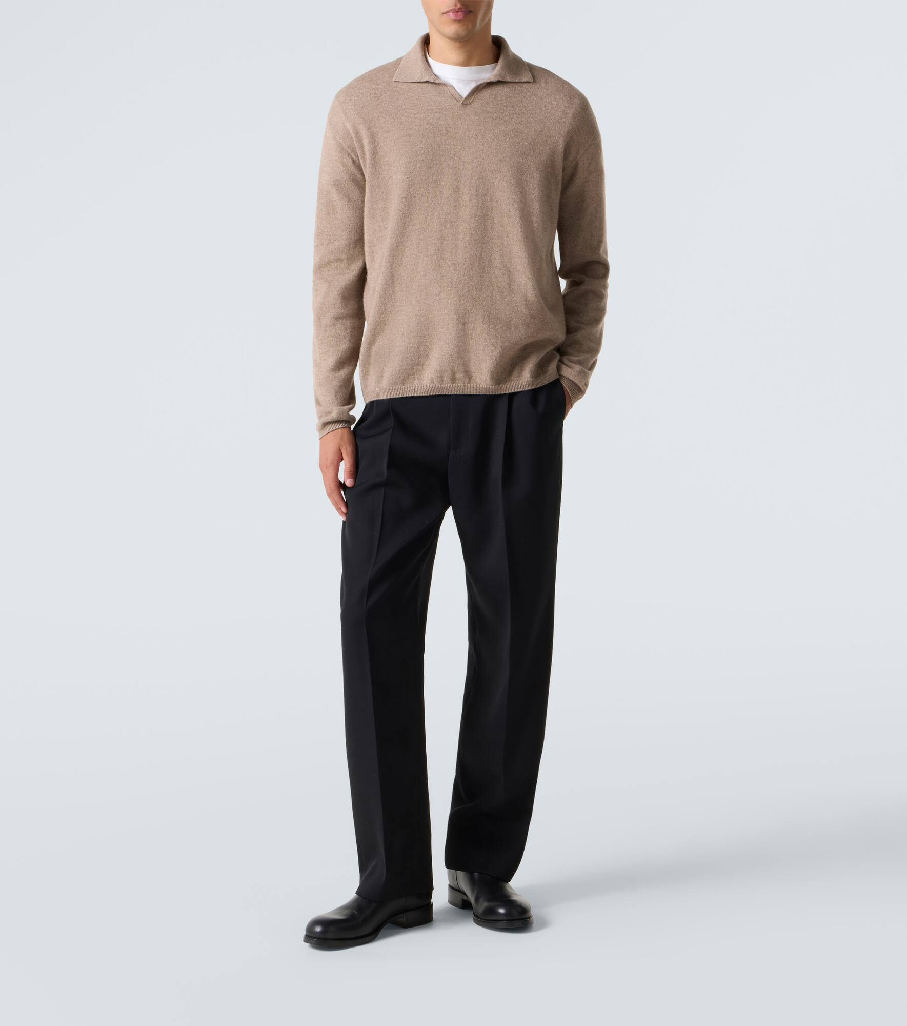 Franz cashmere polo sweater - 2