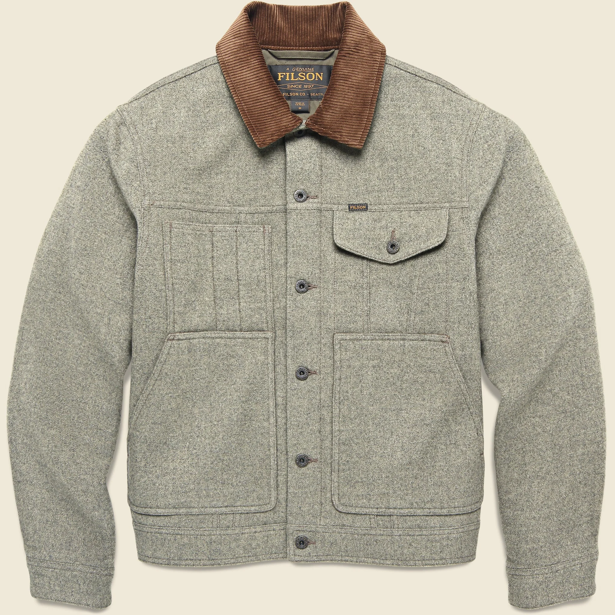 Spokane Insulated Short Cruiser - Heather Grey - 1