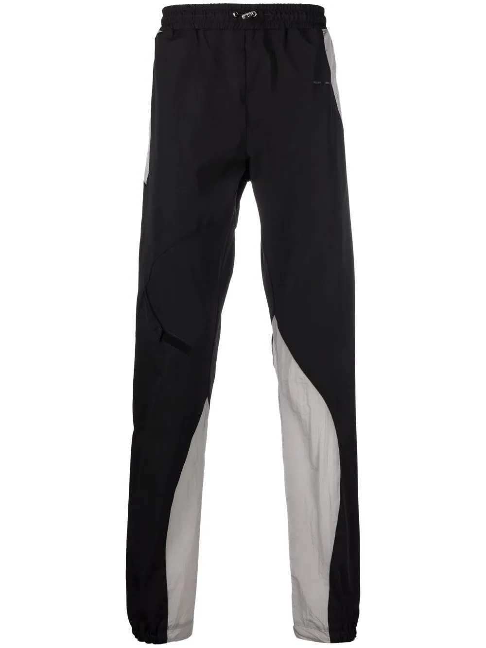 colour-block rubber-strap track pants - 1