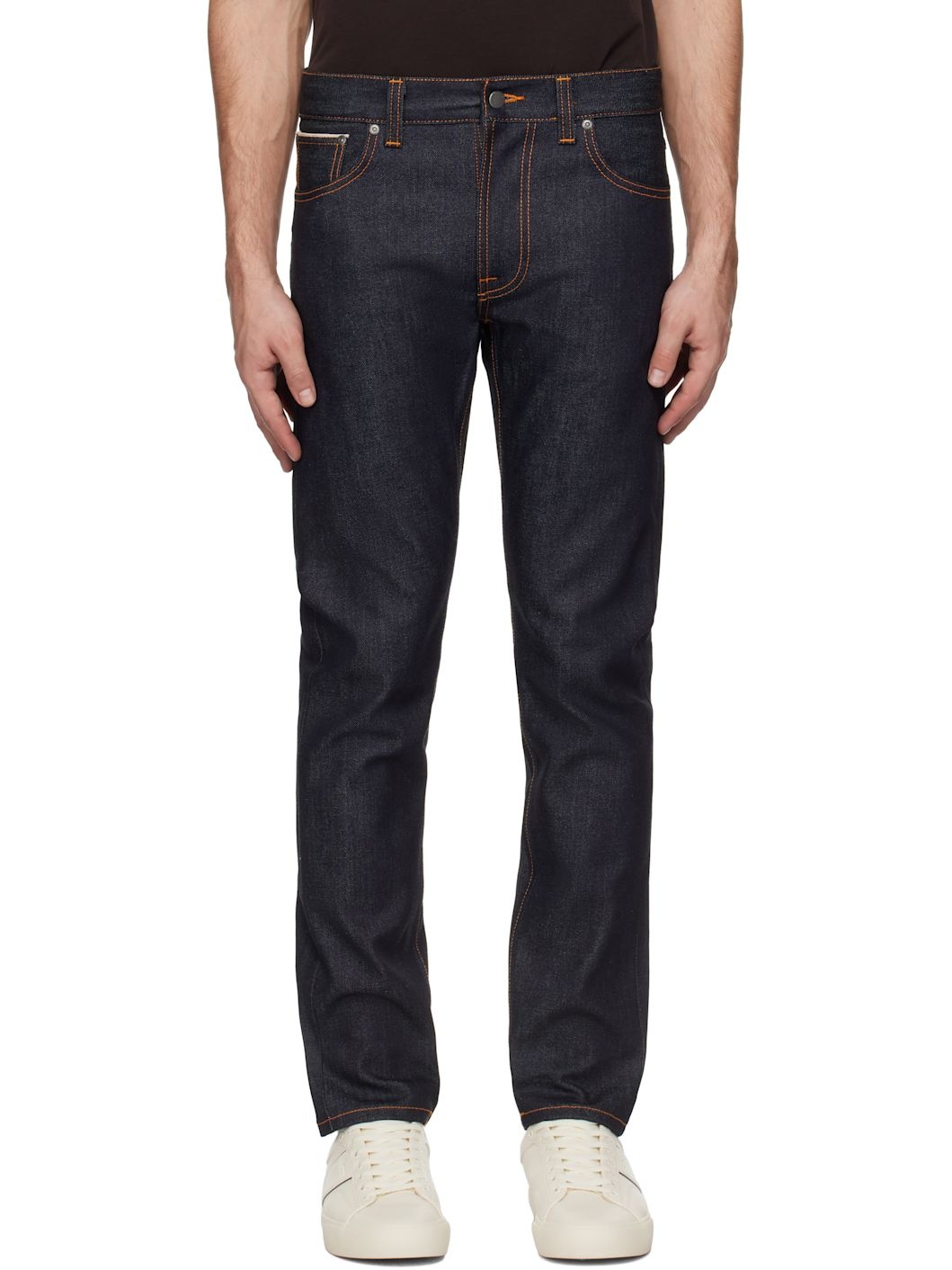 Navy Lean Dean Jeans - 1