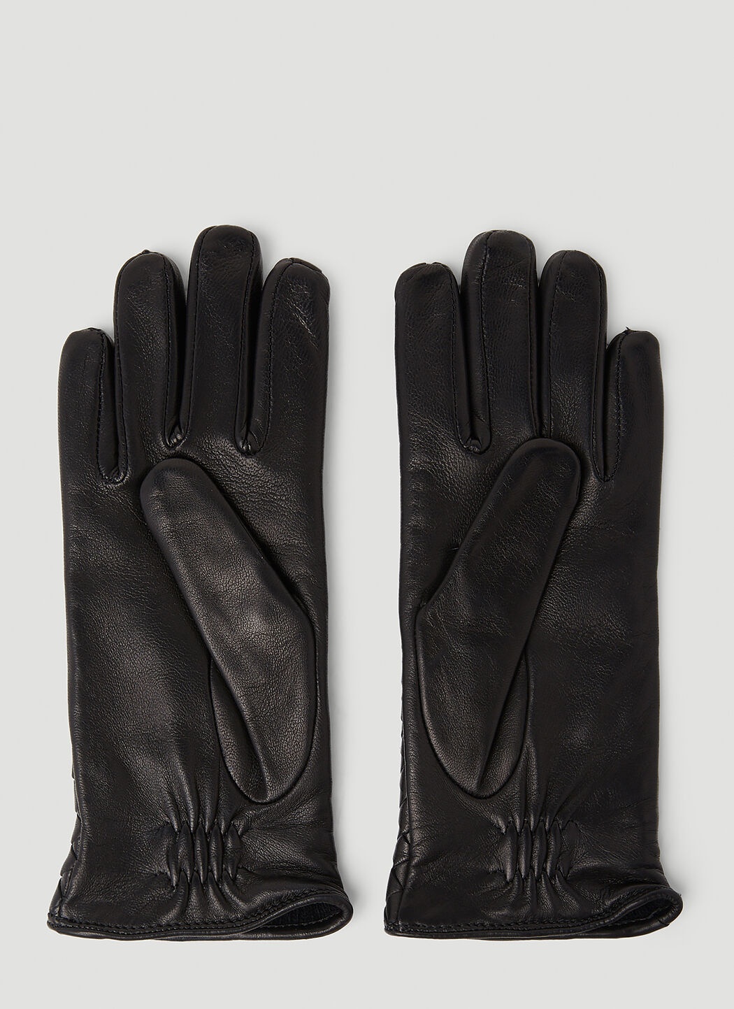 Intrecciato Leather Gloves - 2