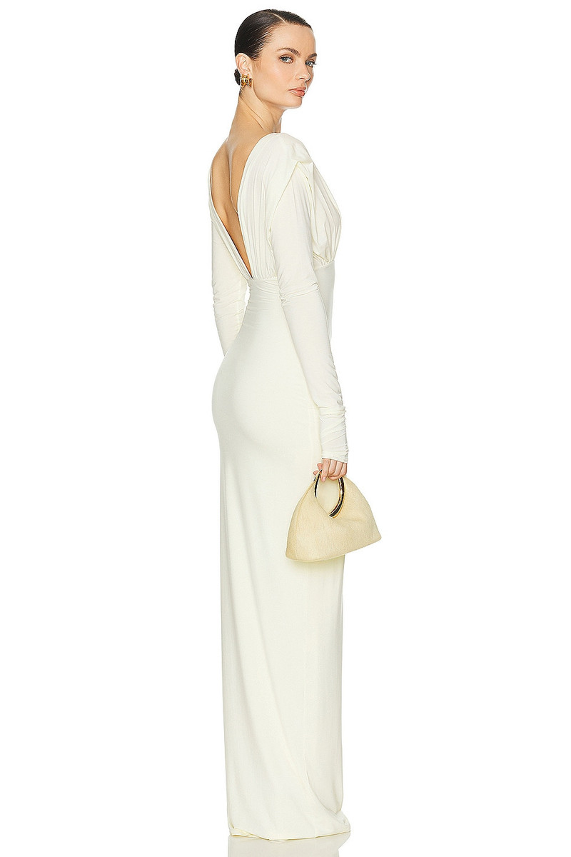 HELSA Jersey Deep V Maxi Dress outlook