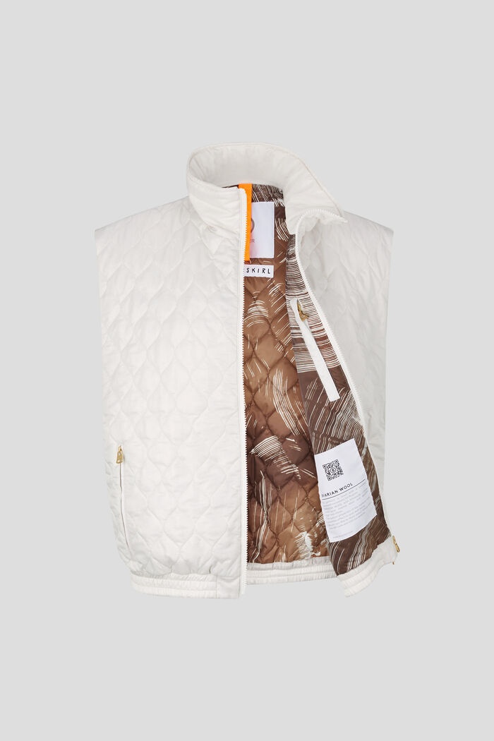 Pride Quilted waistcoat in Off-white - 6