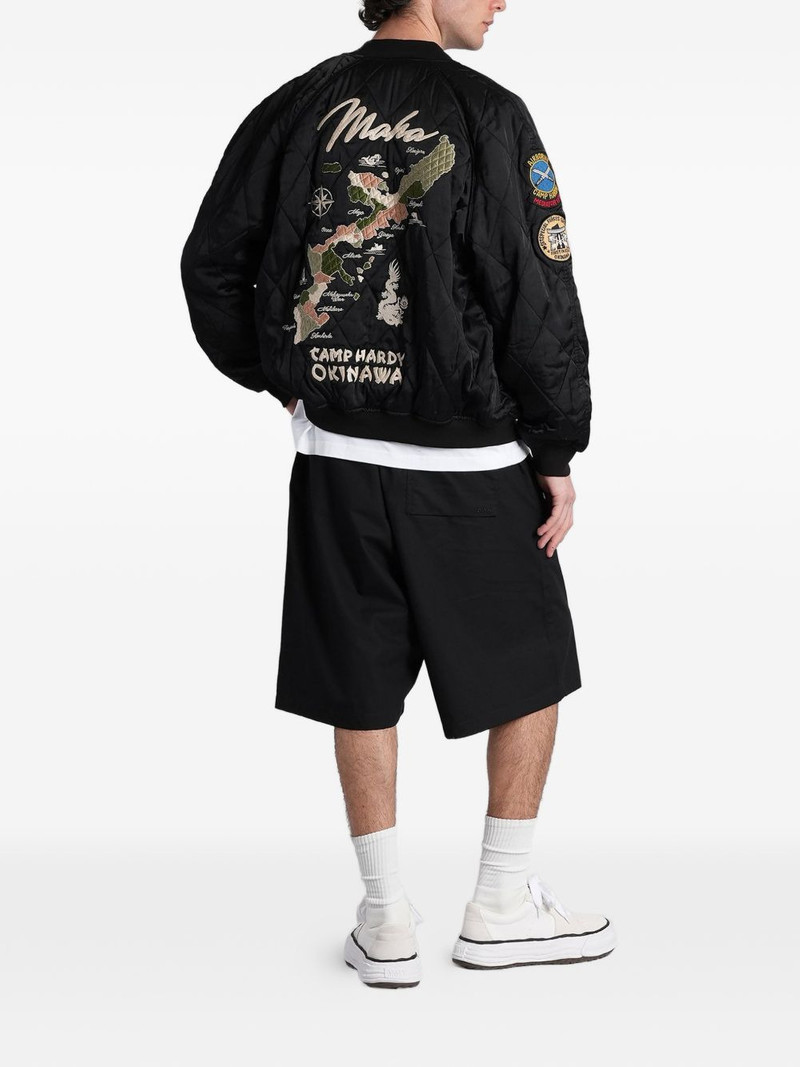 MAHARISHI embroidered-quilted bomber jacket outlook