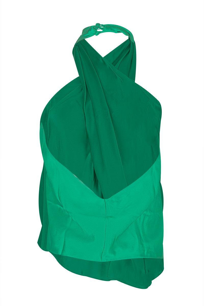 Cross Wrap Halter Top - 5