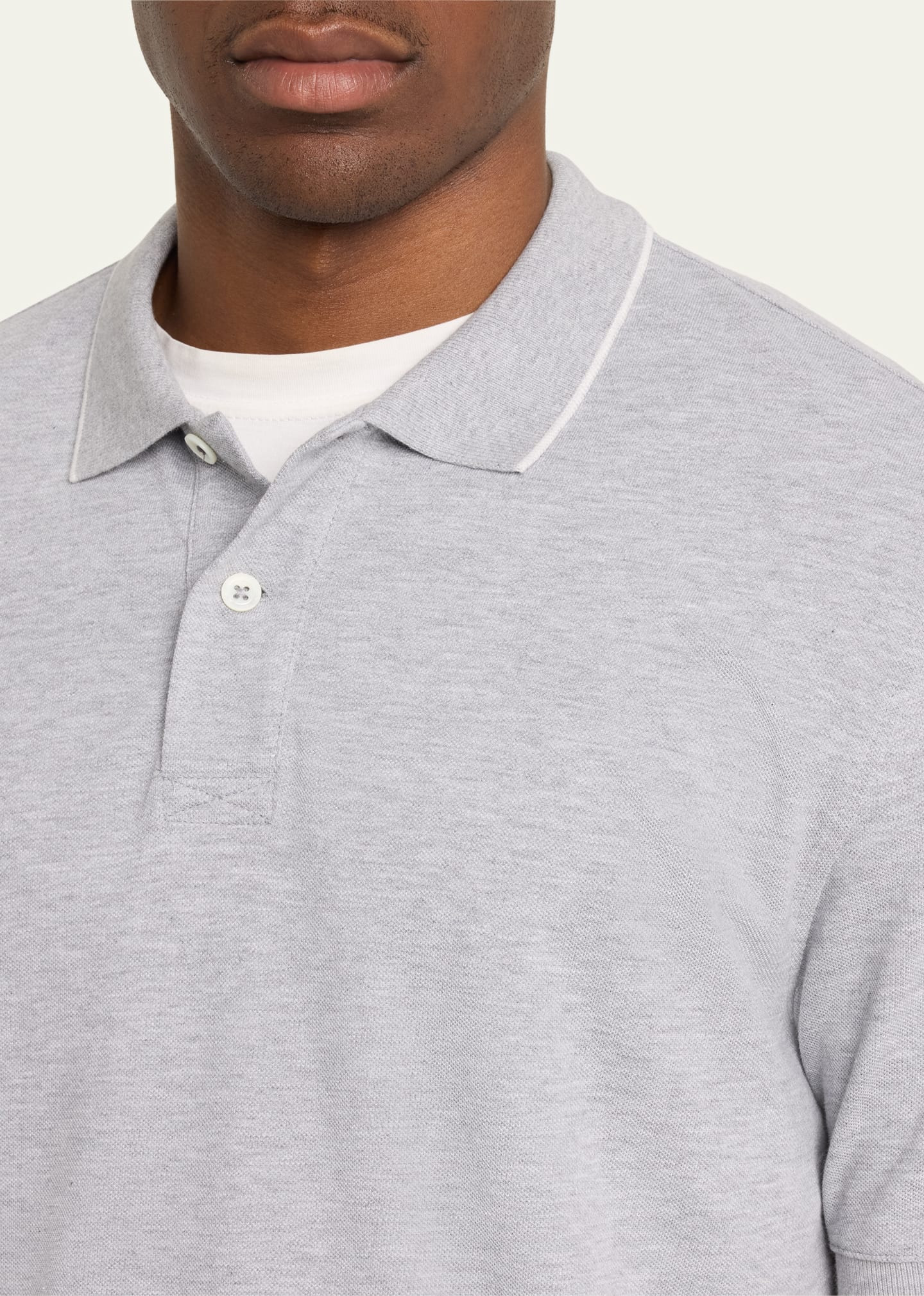 Men's Solid Pique Polo Shirt - 5