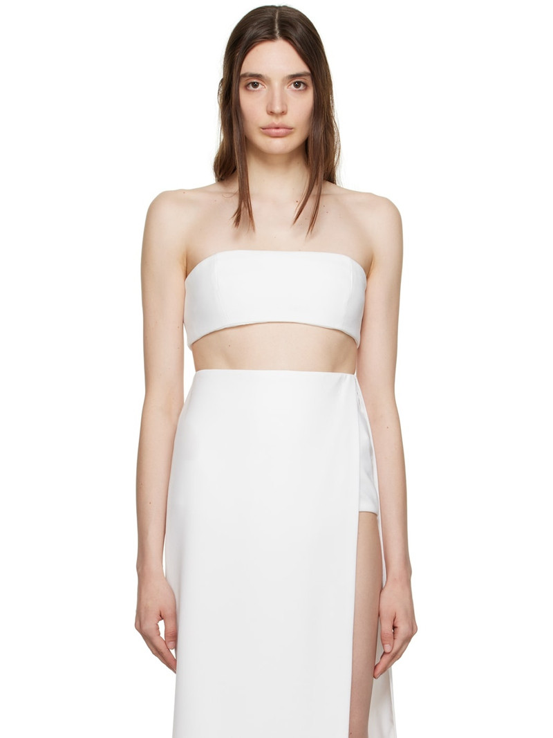 White Strapless Camisole 1