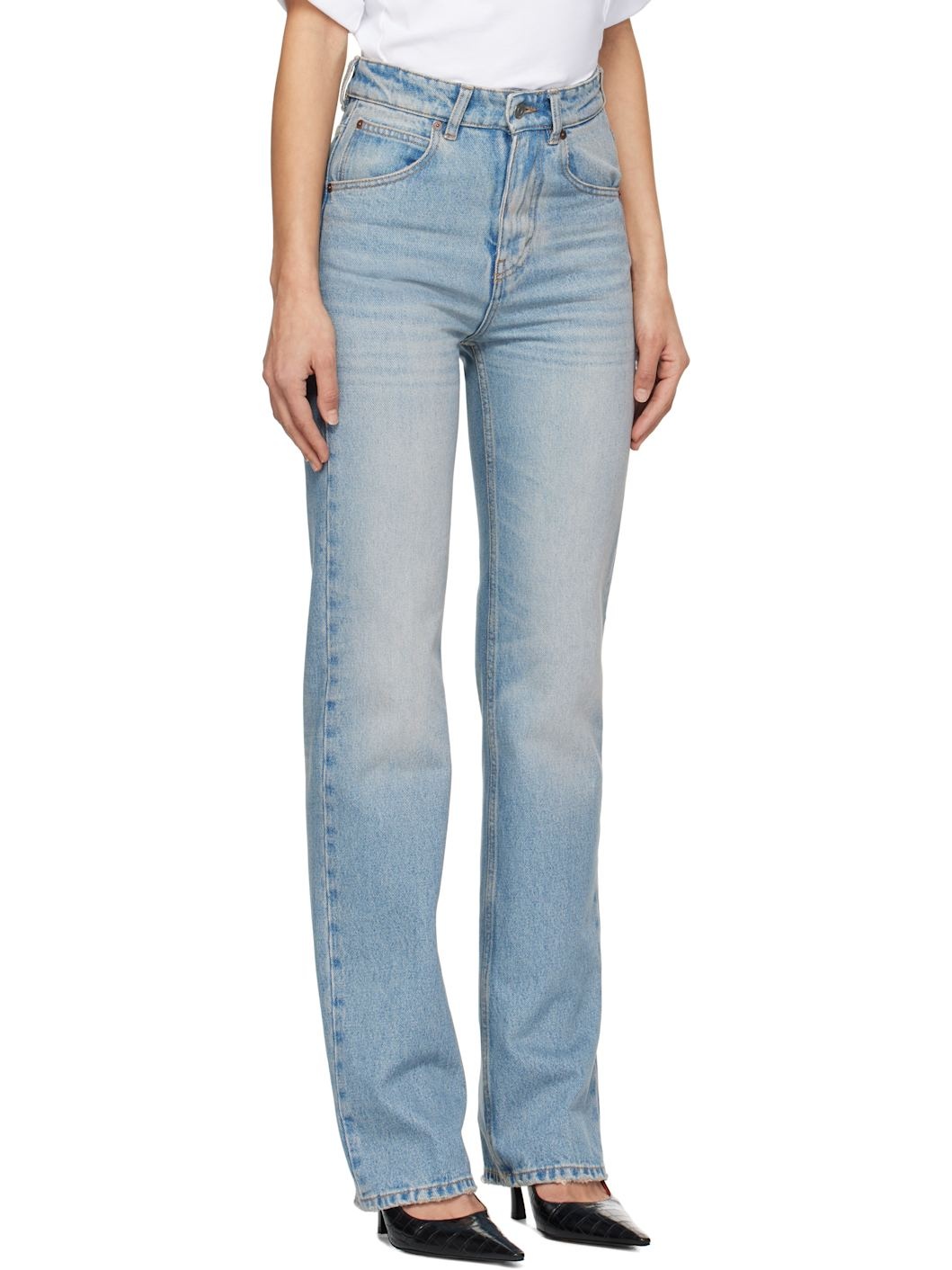 Blue Julia High Waisted Jeans - 2