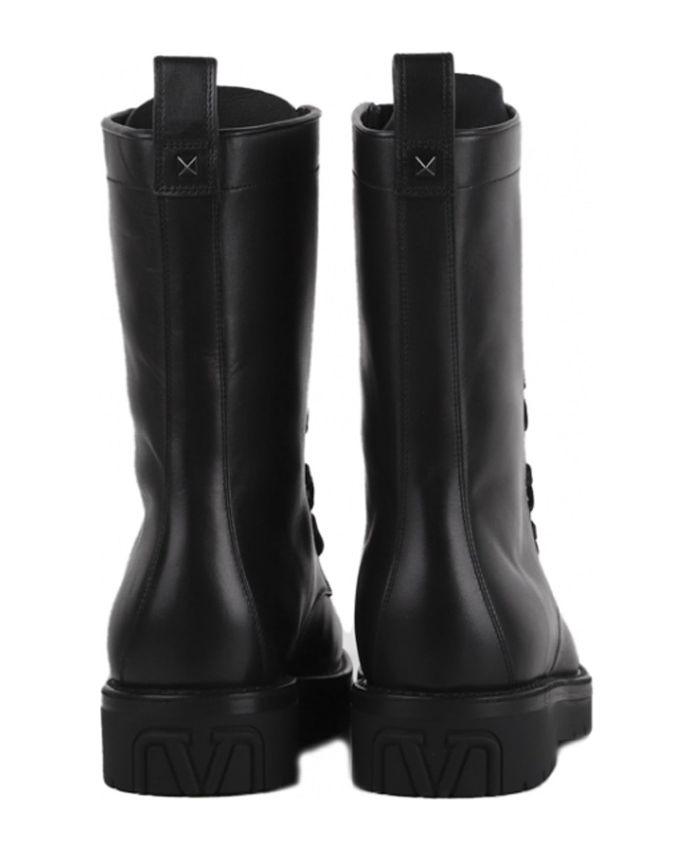 Garavani Combat Leather Boots - 3