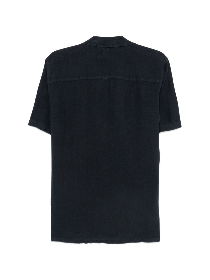 Canali short-sleeve linen shirt outlook