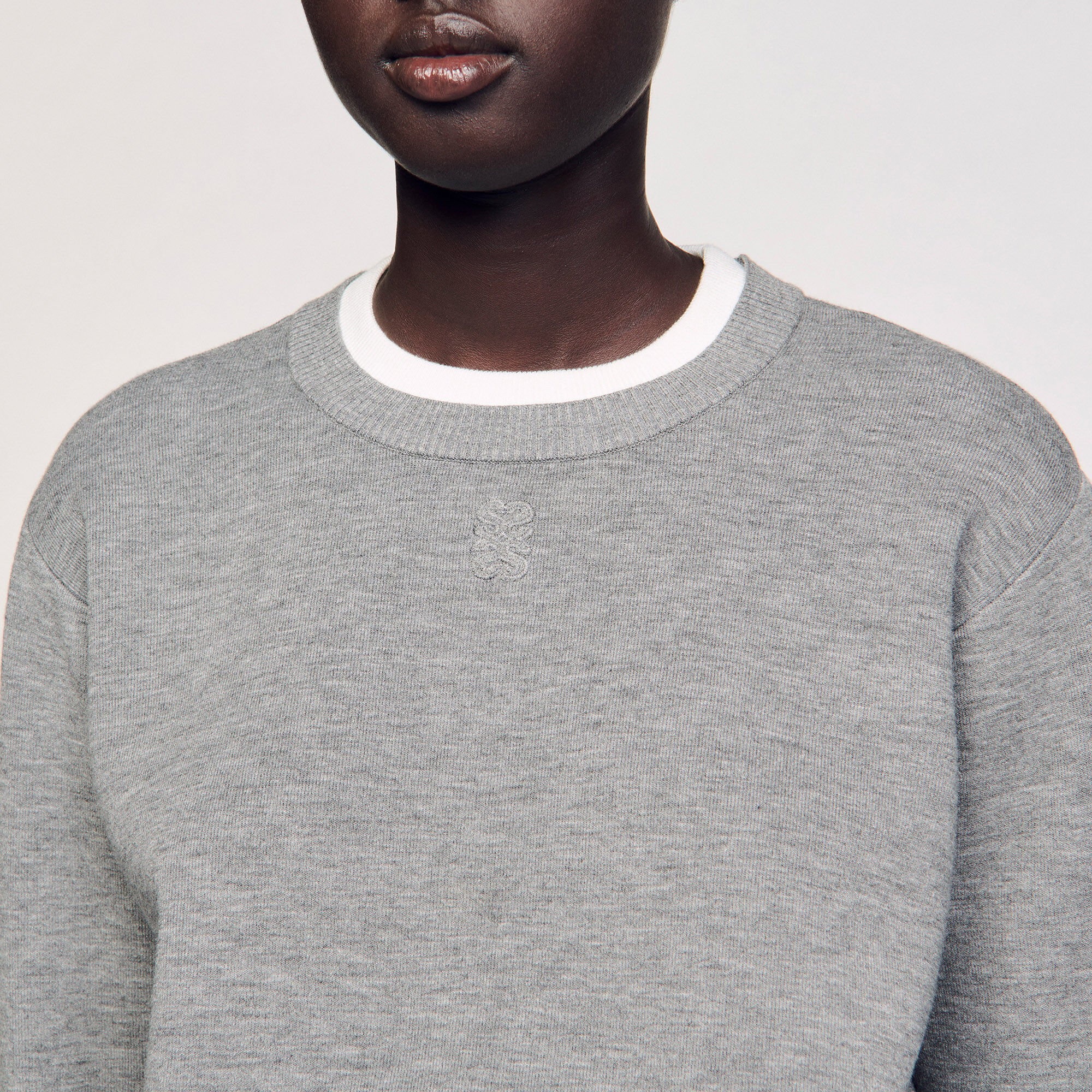 CONTRAST COLLAR JUMPER - 3