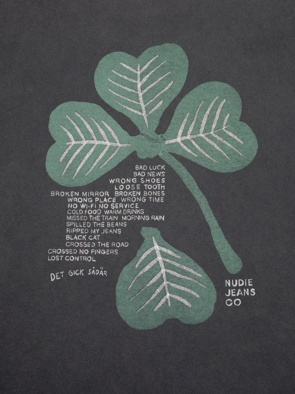 Roy Lost Leaf T-Shirt Antracite - 5