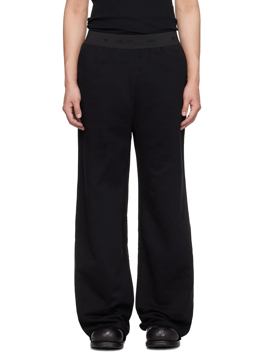 Black Plannar Sweatpants - 1