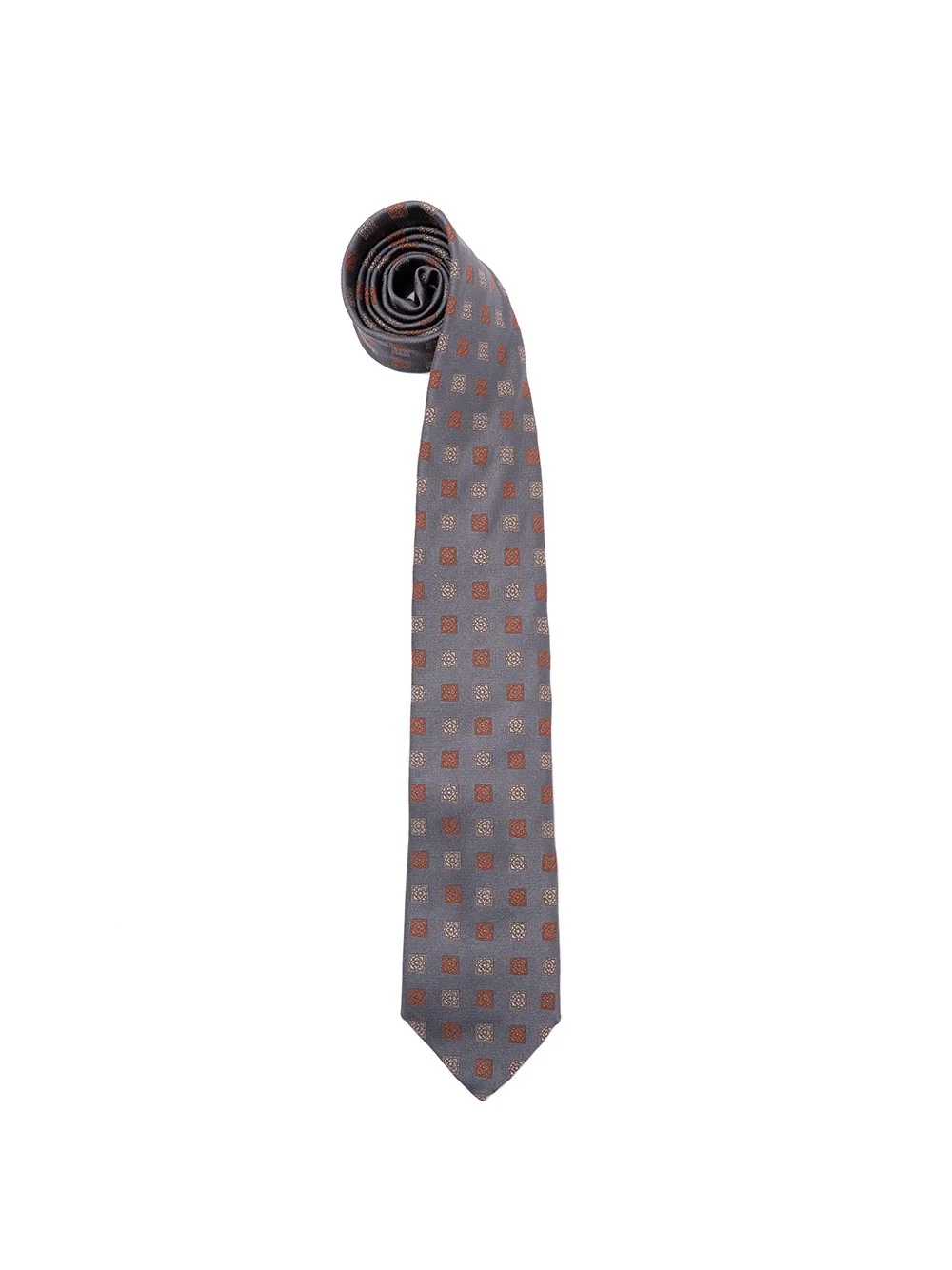 Silk Tie With Pattern - 1