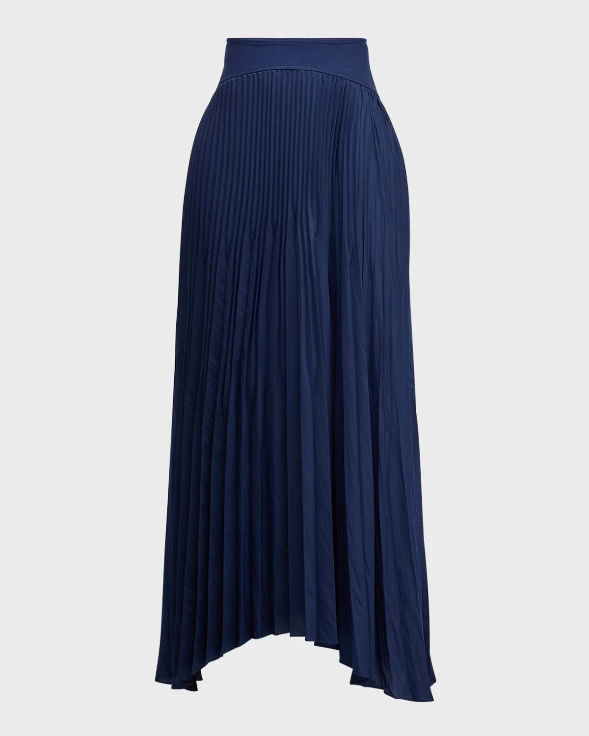 Winifred Pleated Asymmetric Skirt - 1