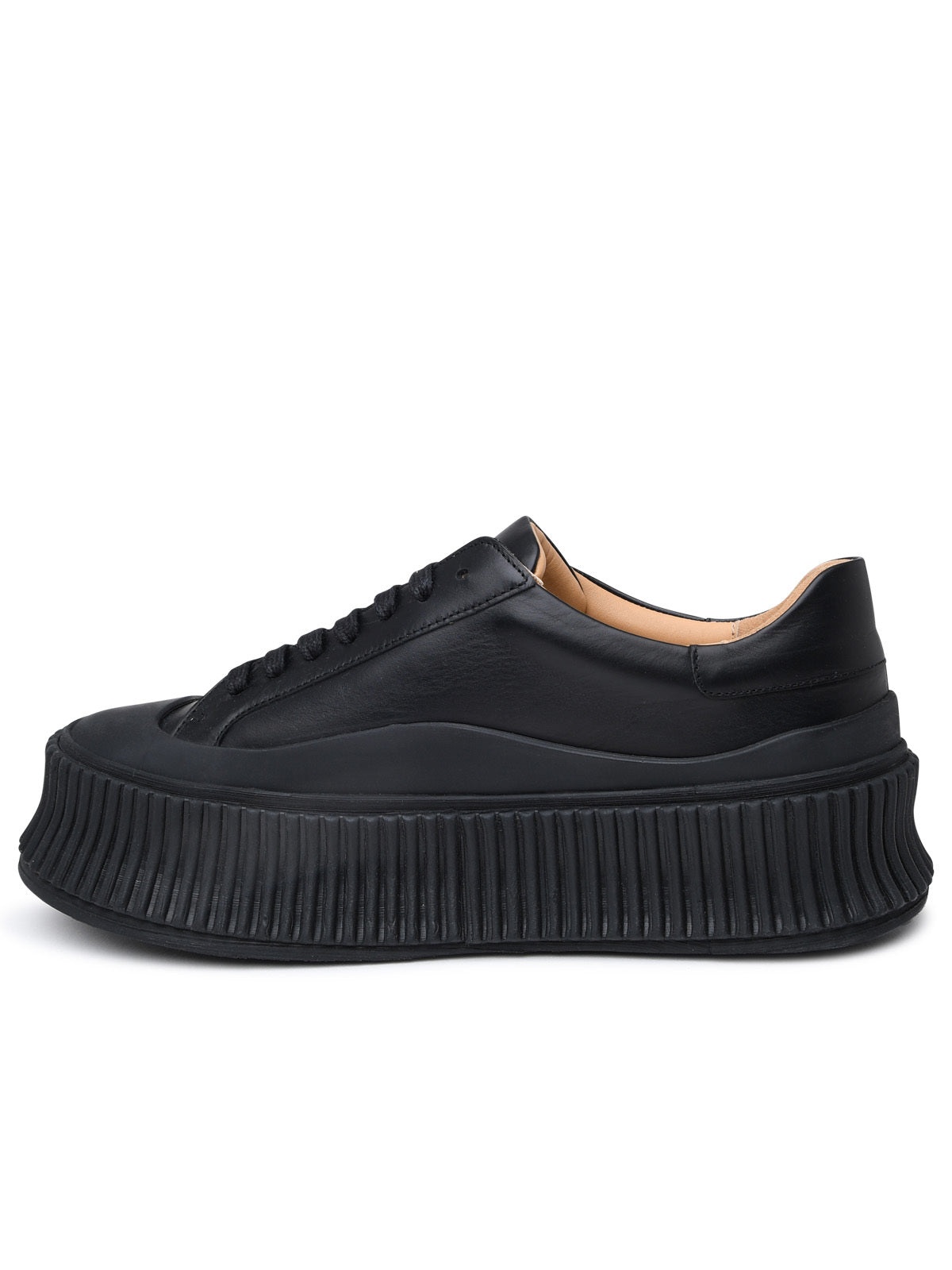 JIL SANDER Sneaker In Pelle Nera - 3