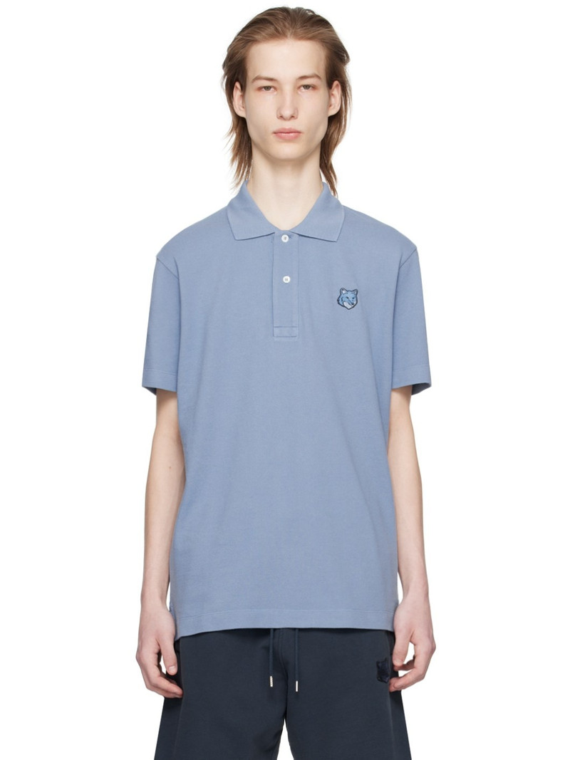 Blue Bold Fox Head Polo 1