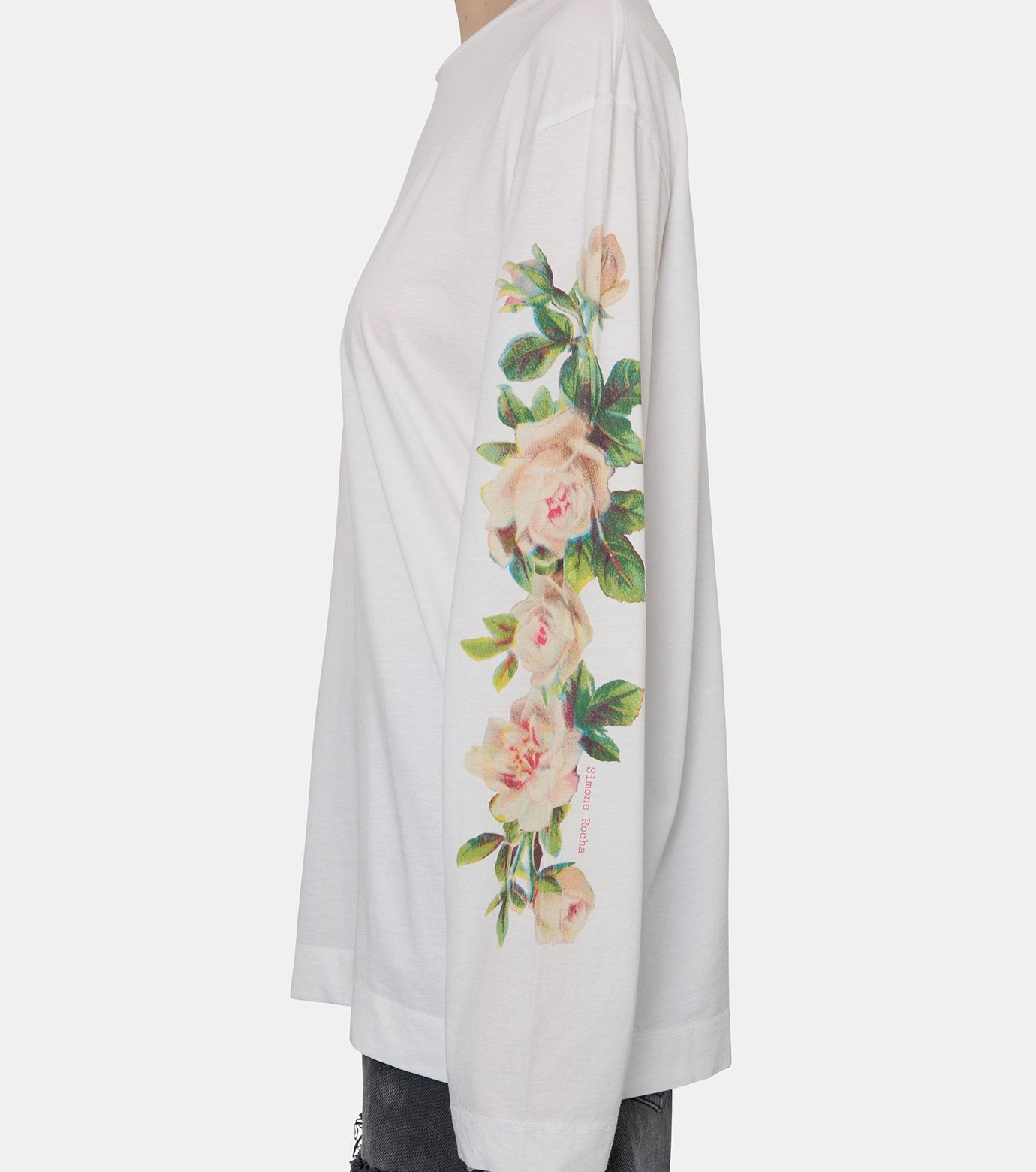 Rose Banquet Print LS T-Shirt - 4