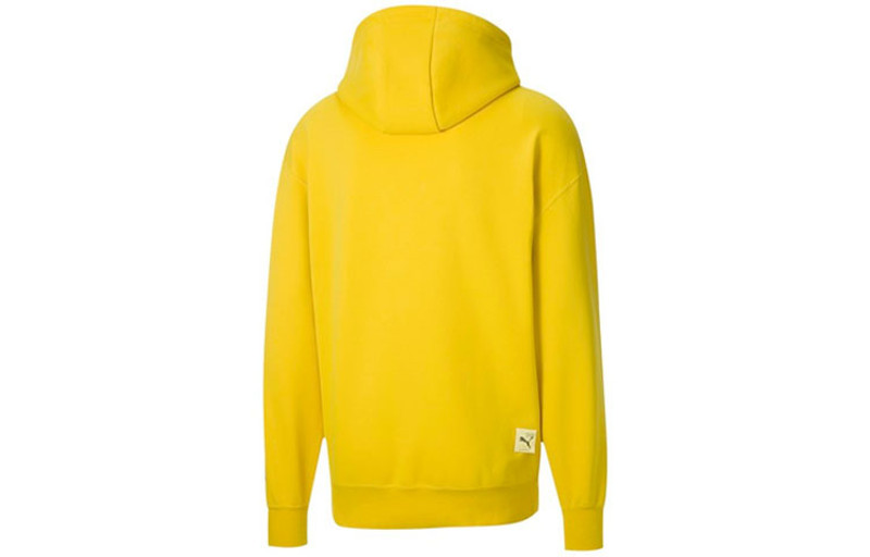 PUMA PUMA X Michael Lau Reverse Graphic Hoodie 'Yellow' 530357-79 outlook