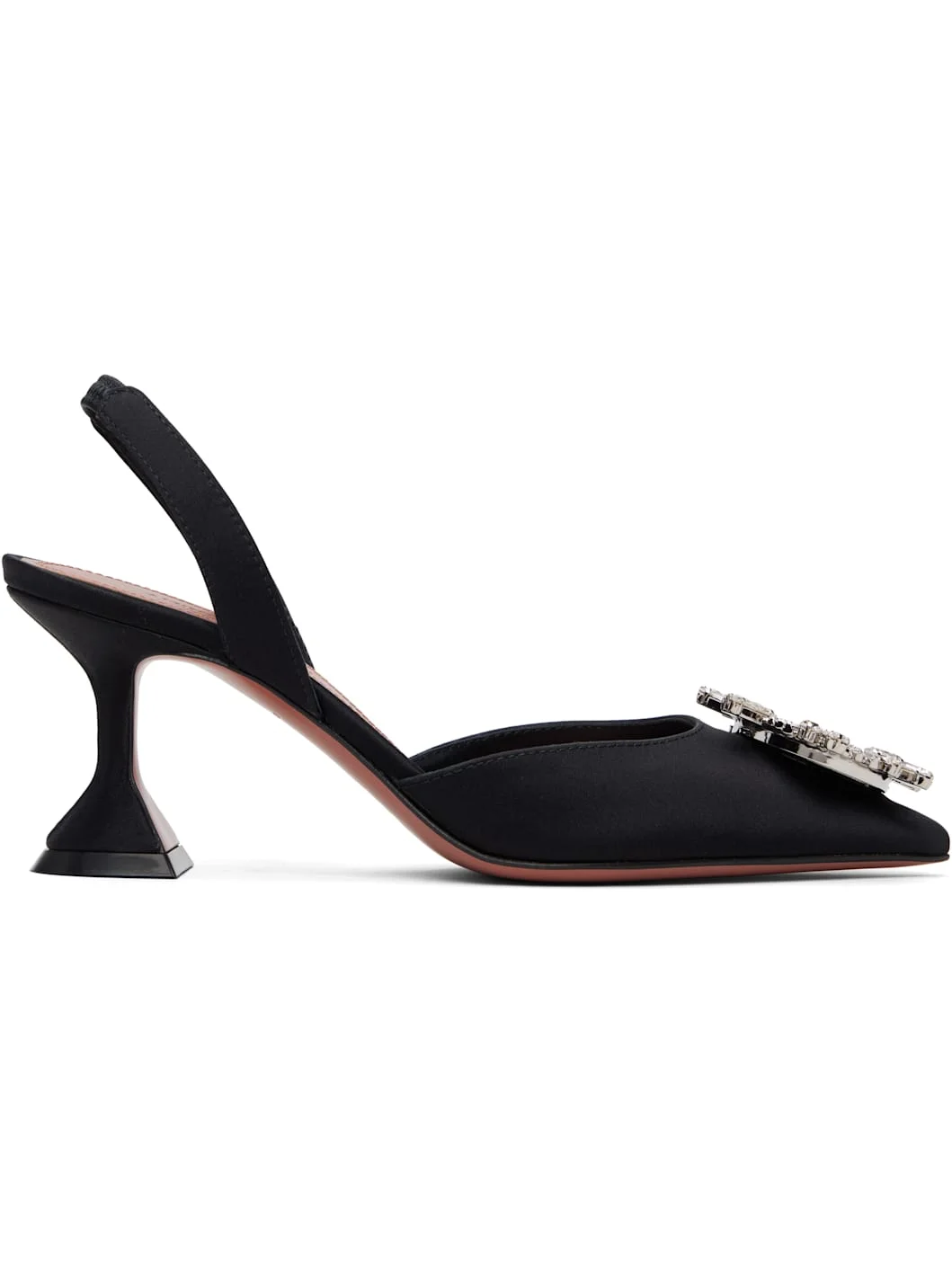Black Begum Sling 70 Heels - 1