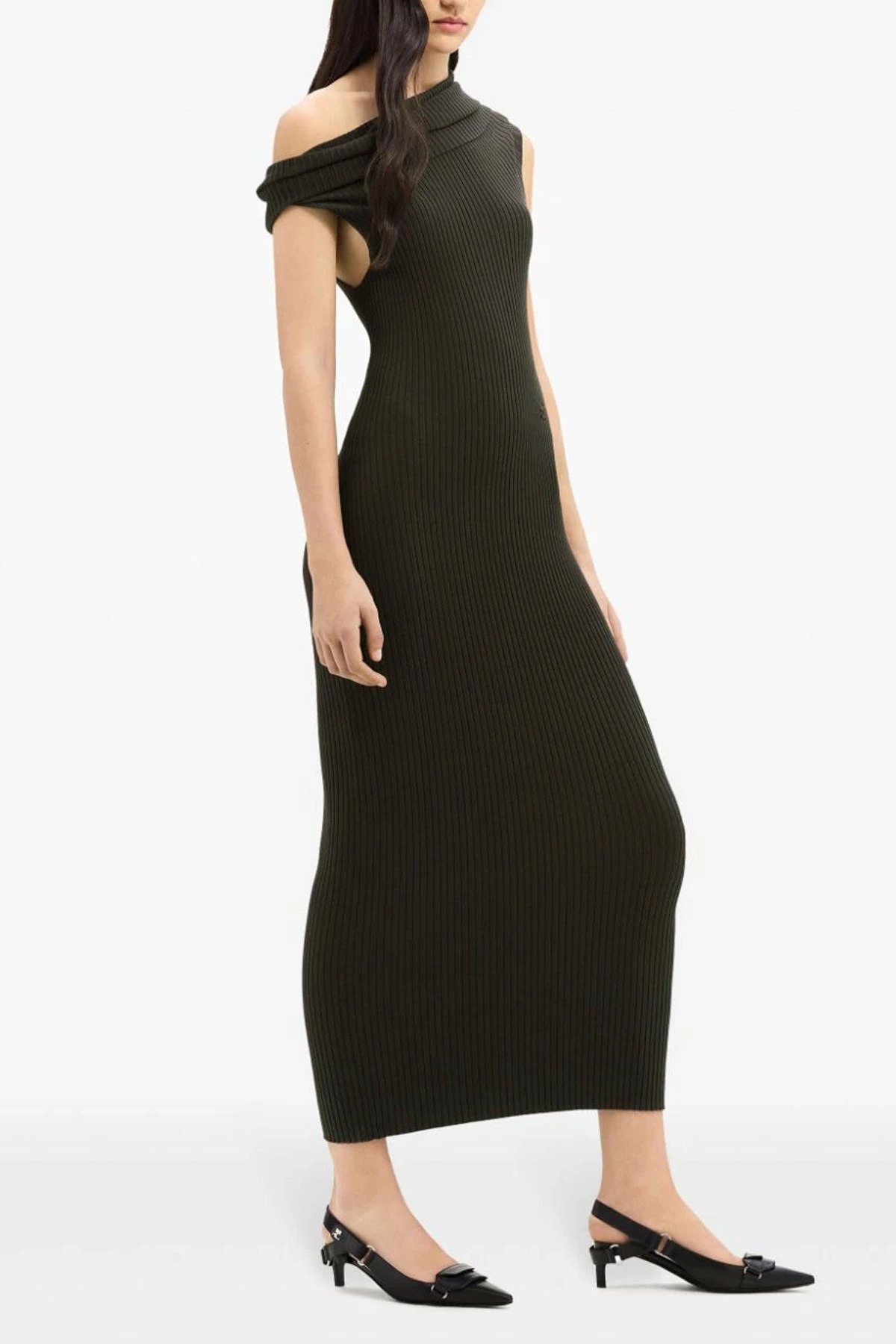 'Twist Rib Knit Long' dress - 2