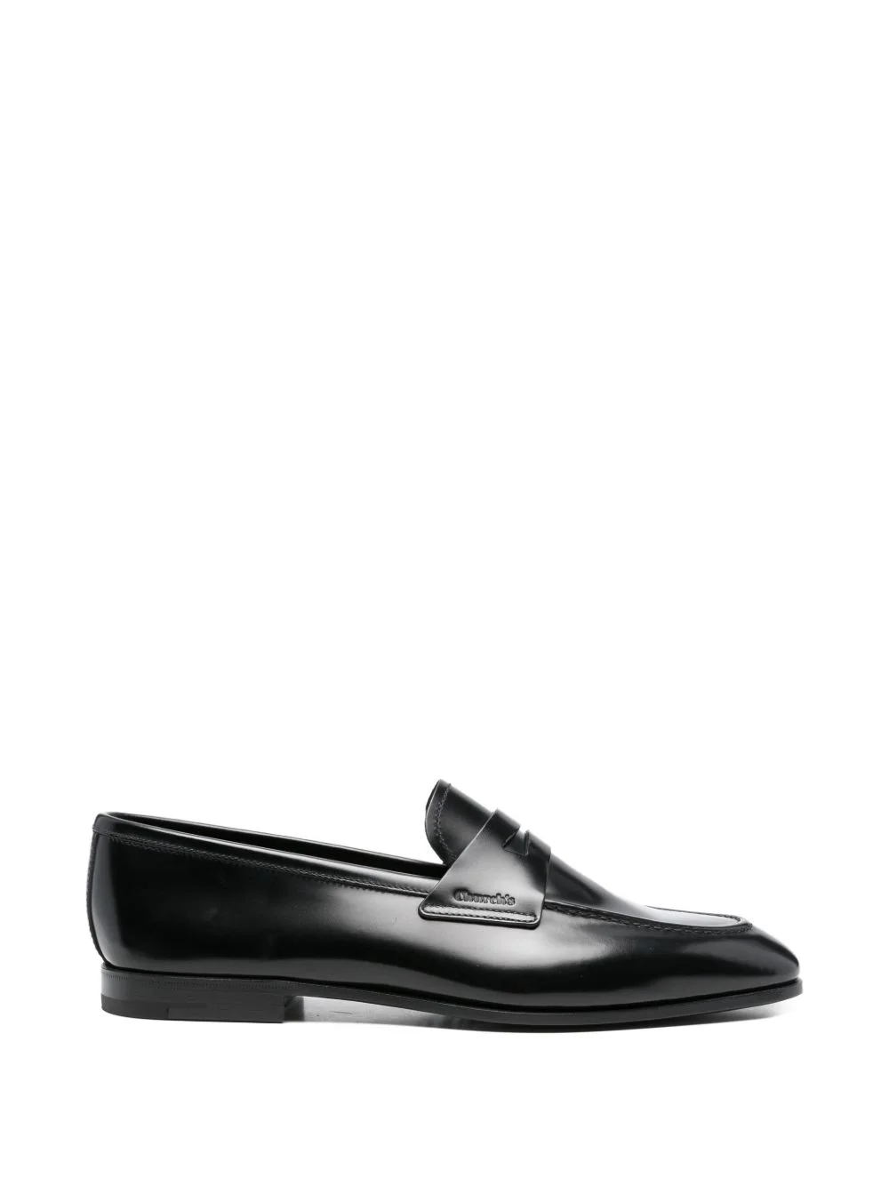 penny-strap leather loafers - 1