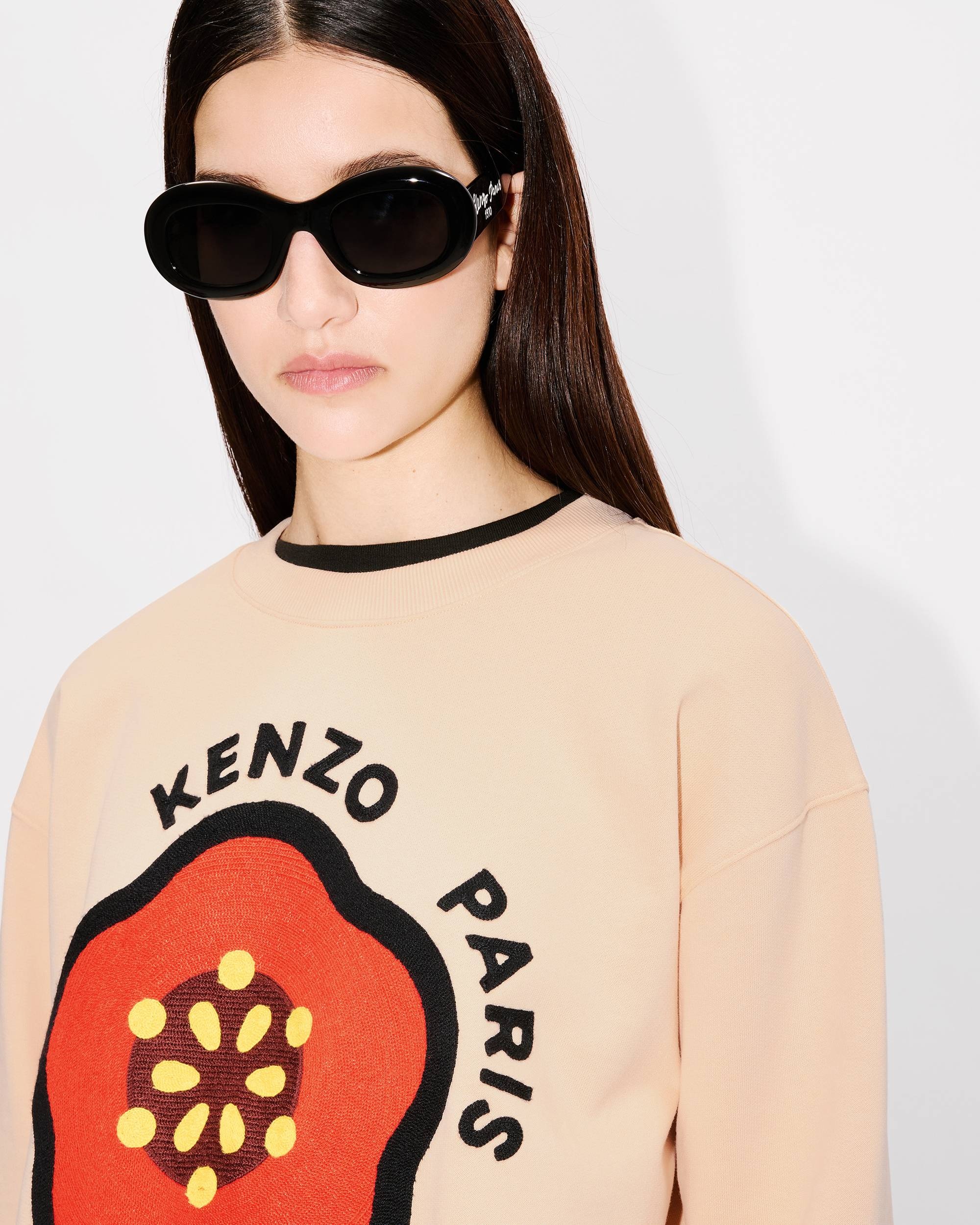 'KENZO Pop' embroidered sweatshirt in cotton - 6