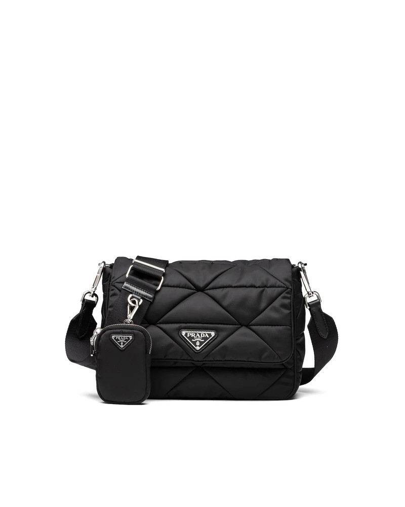 Re-Nylon padded shoulder bag 1
