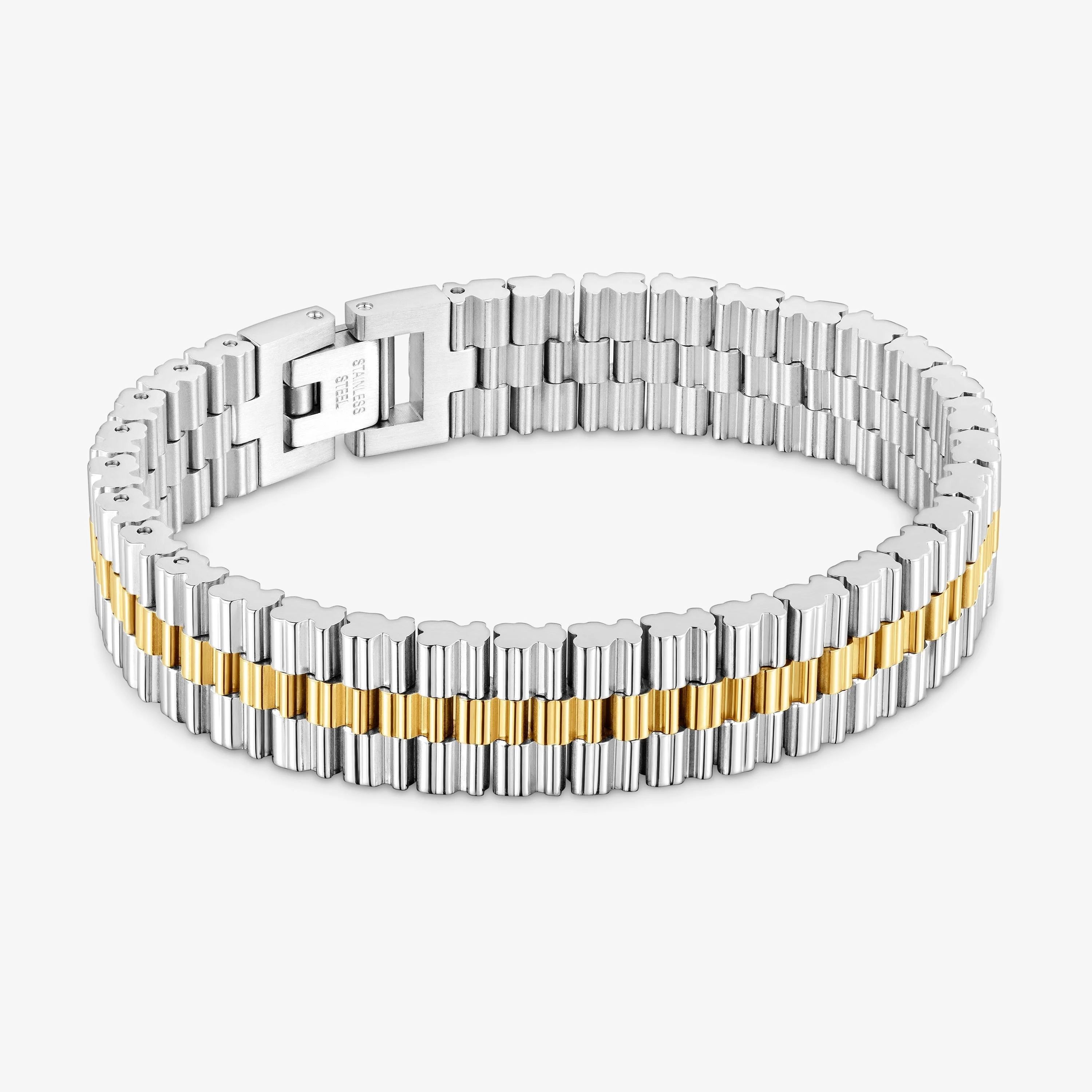 Two-tone steel link Bracelet TOUS 1950 - 1