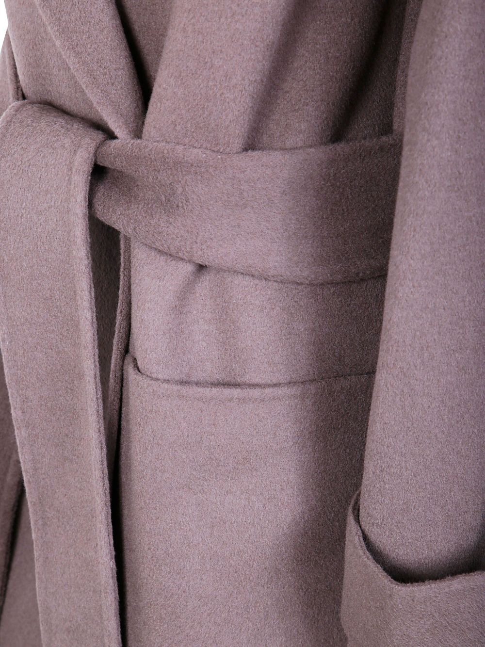 belted wrap coat - 3
