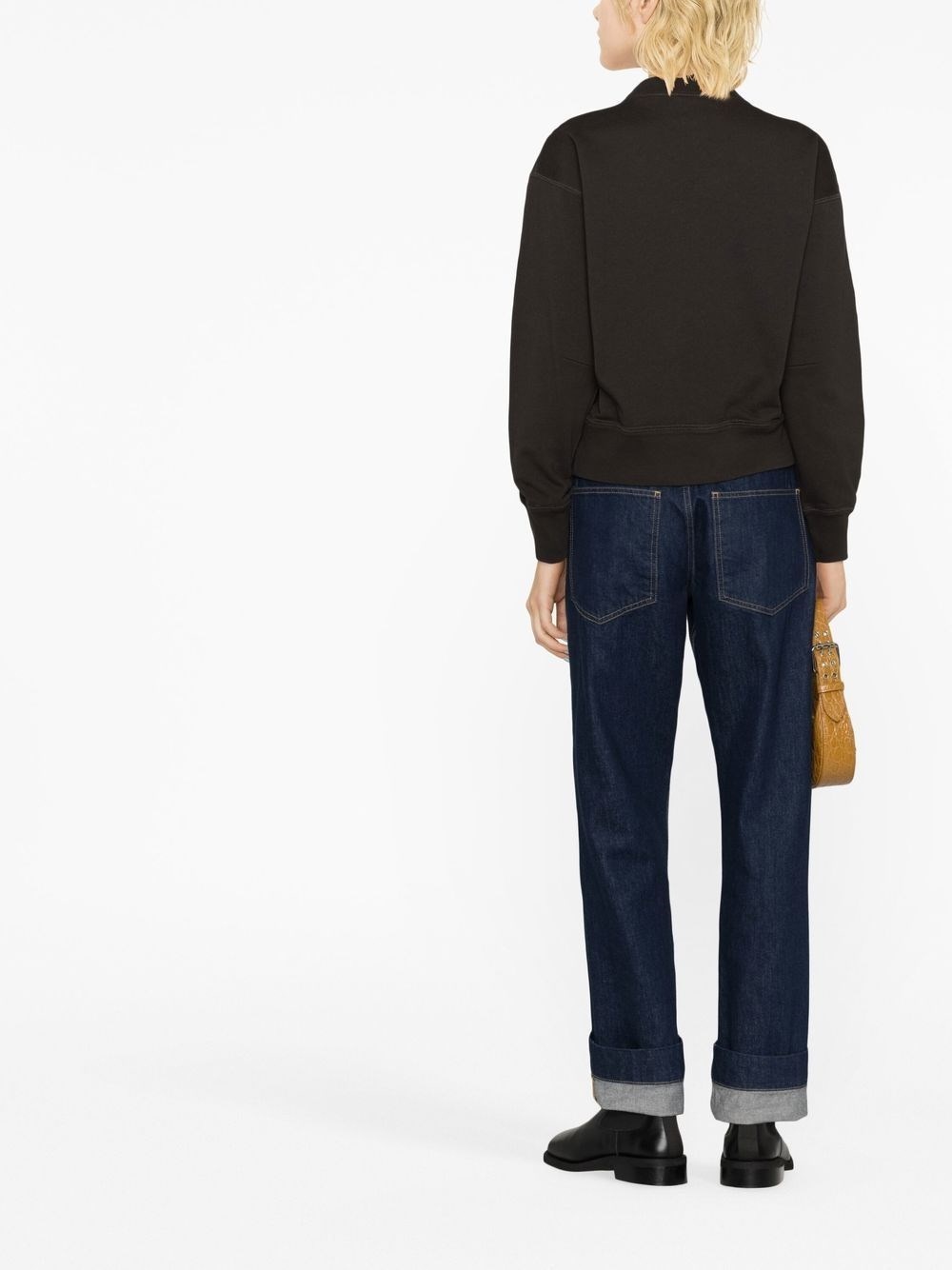 Moby logo cotton sweatshirt - 2