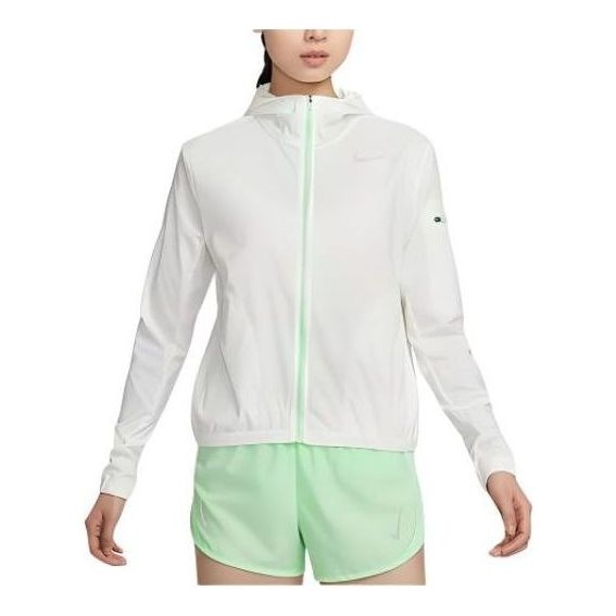 (WMNS) Nike Impossibly Light Waterproof Running Hooded Jacket (Asia Sizing) 'White' HJ3948-133 - 1