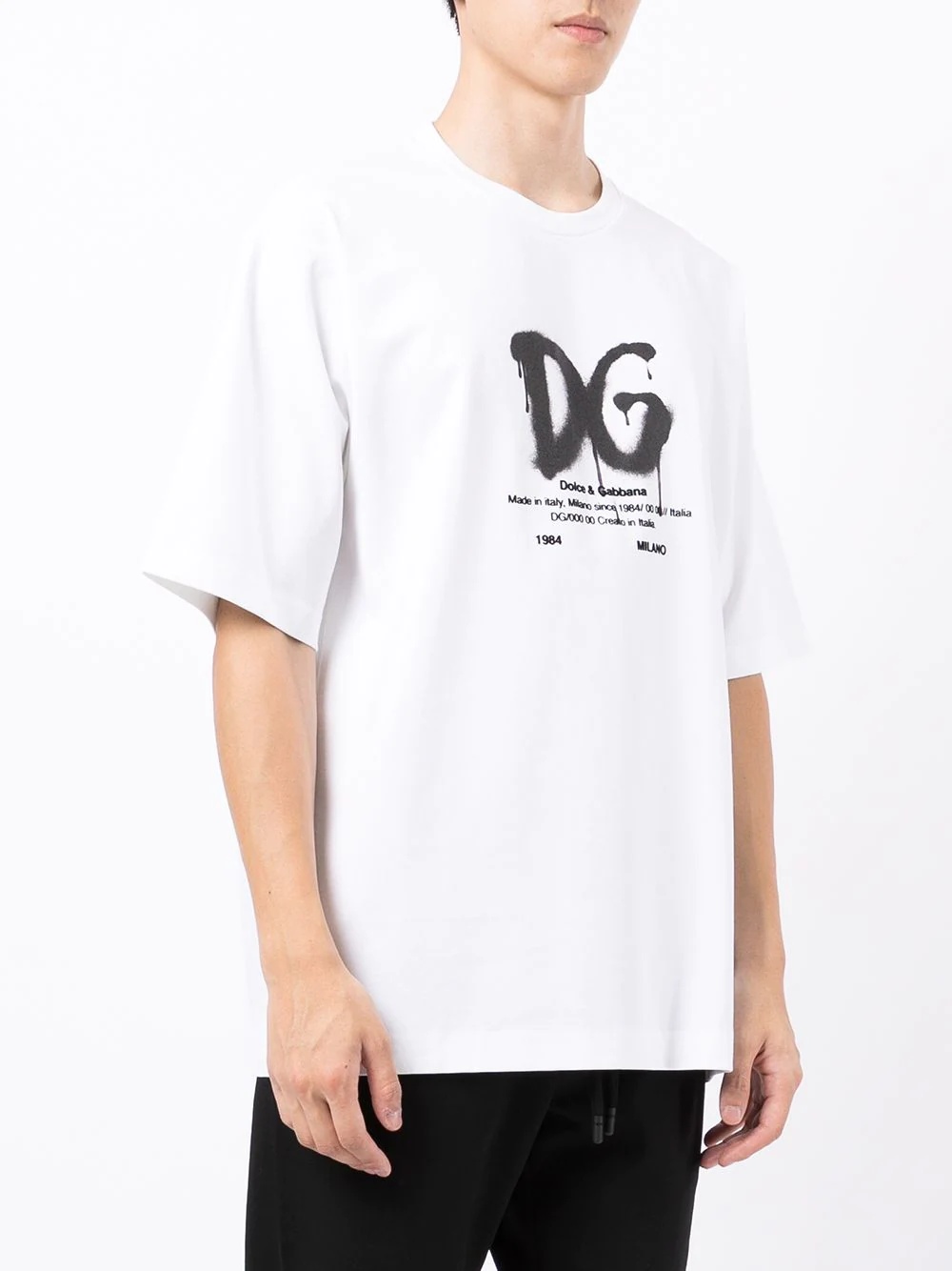 graffiti-print logo T-shirt - 3