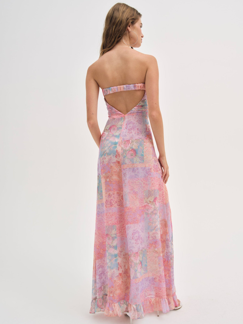 For Love & Lemons Teagan Maxi Dress outlook