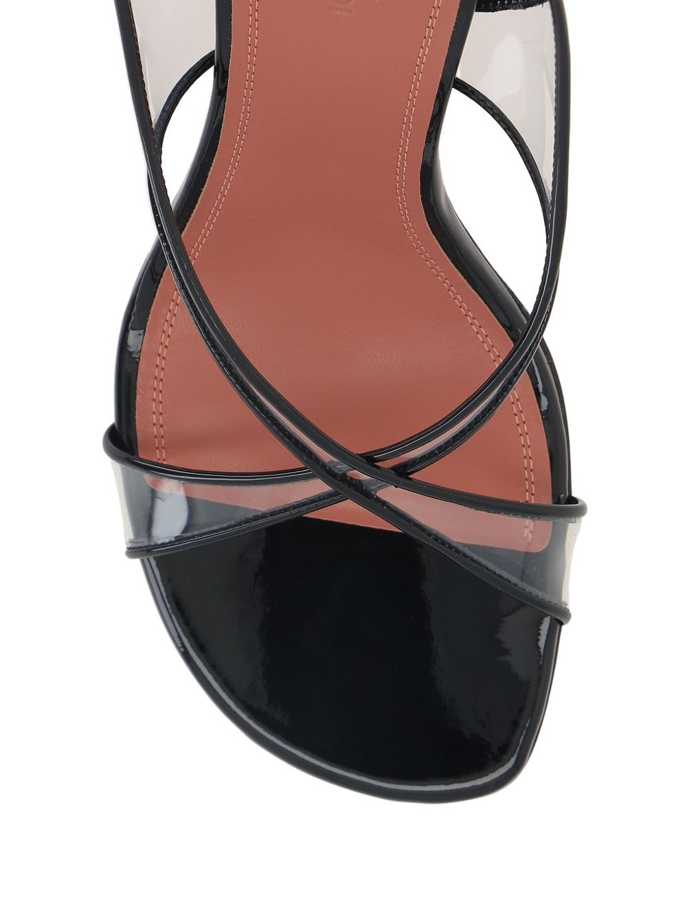 Lena 90MM patent-leather slingback sandals - 4