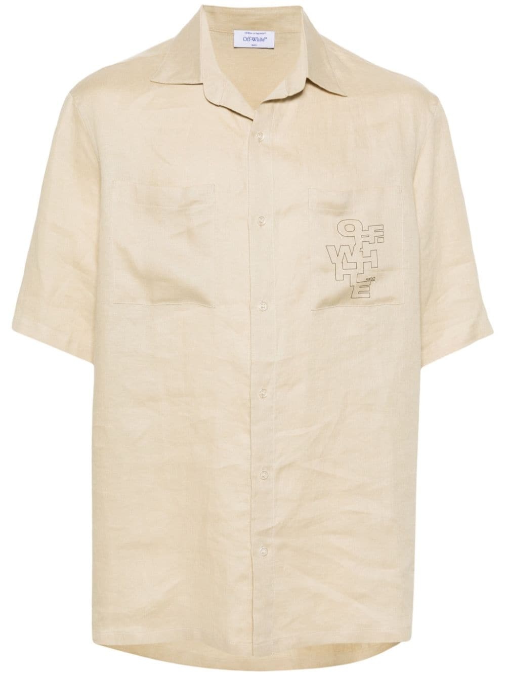 Outline Arrow linen shirt - 1