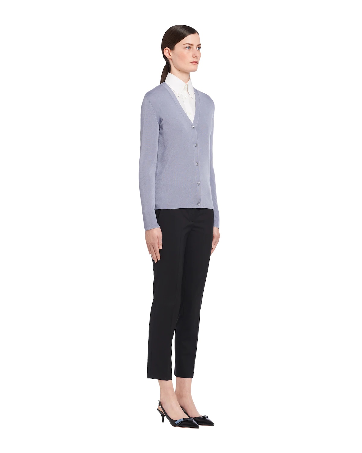 Cashmere and silk cardigan - 3