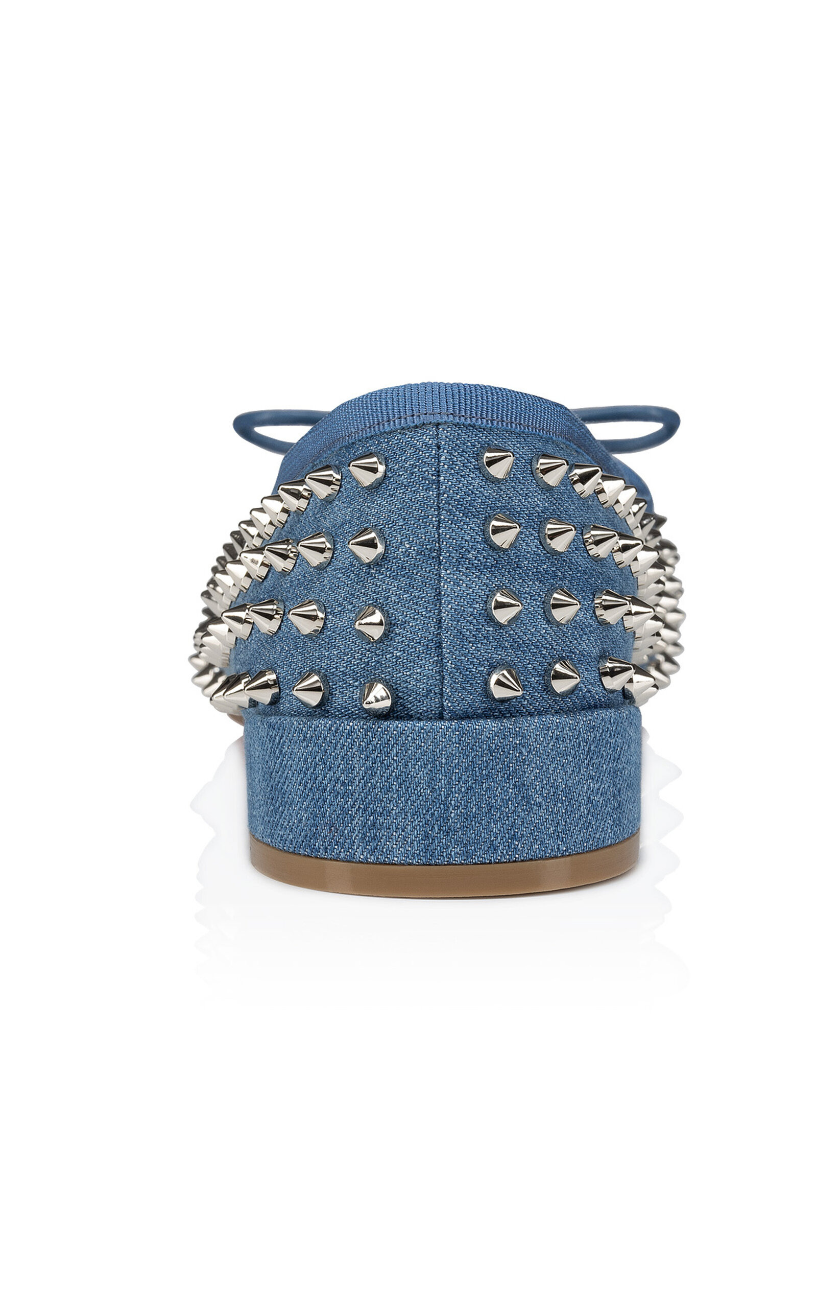 Sweetie Jane Studded Denim Flats blue - 4
