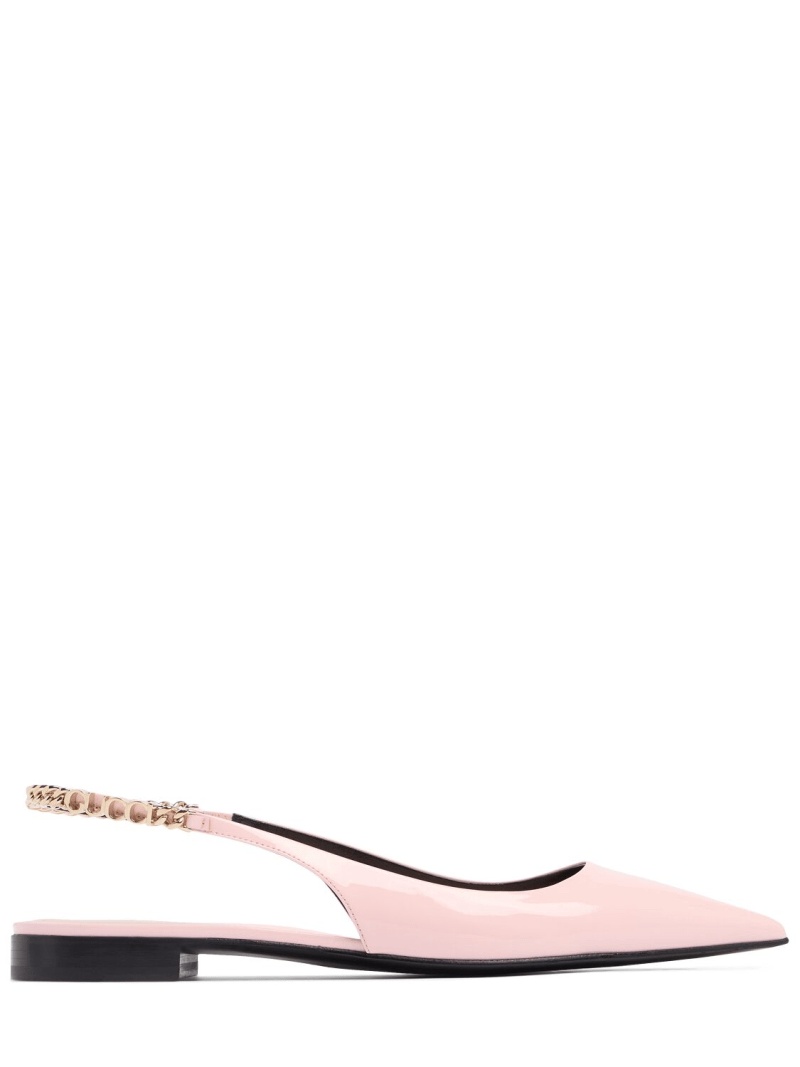 Signoria leather slingback flats - 1