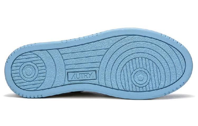 Autry Medalist Leather Low 'White Light Blue' AULM-WB08 - 5